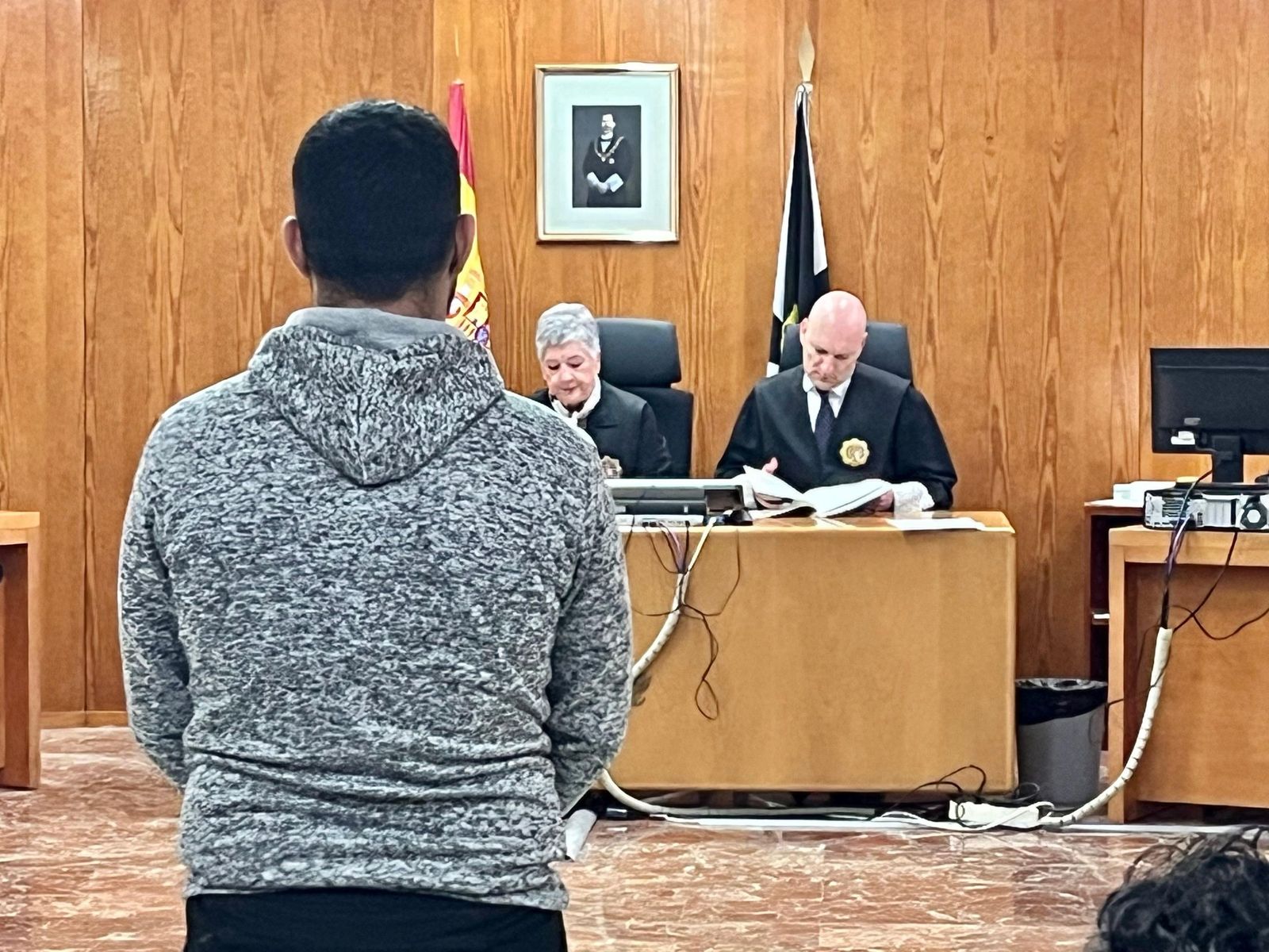 'Willo' reconoce los delitos frente al tribunal de la Sección VI.