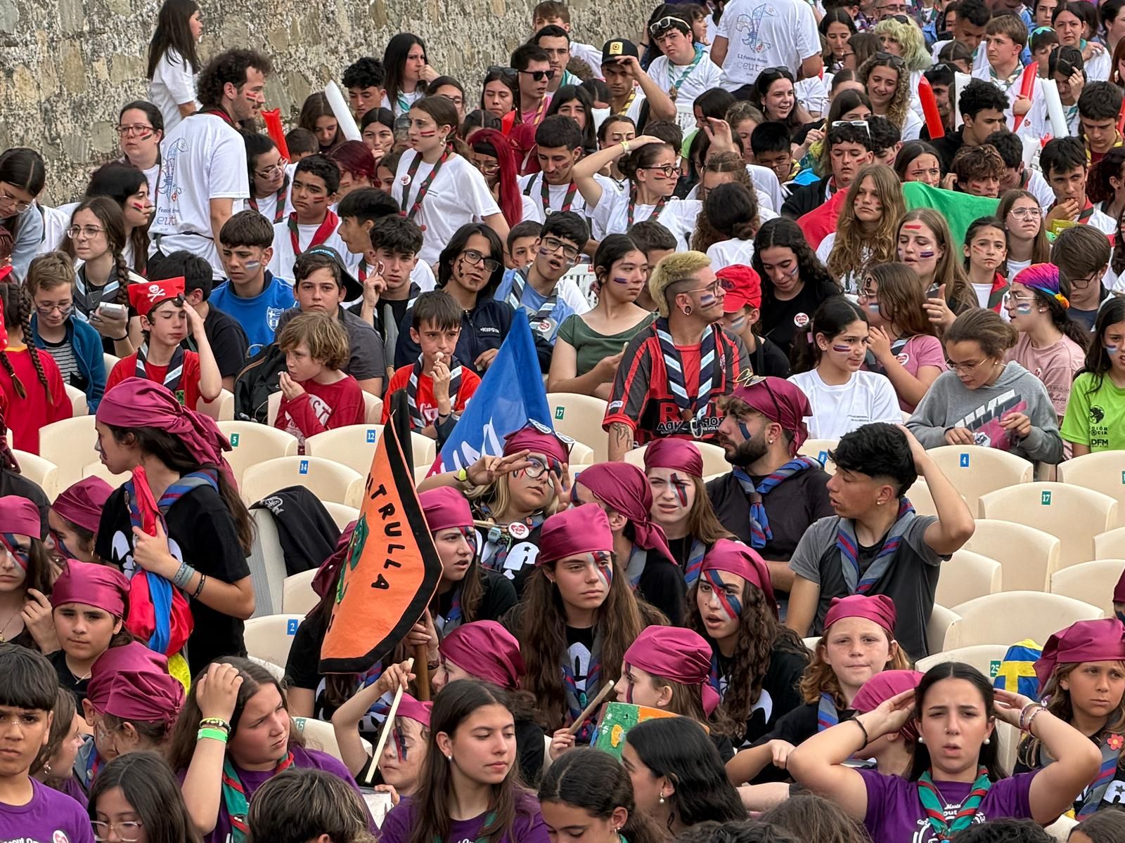 Ceuta brilla y deja el pabellón alto en el Festival Scout