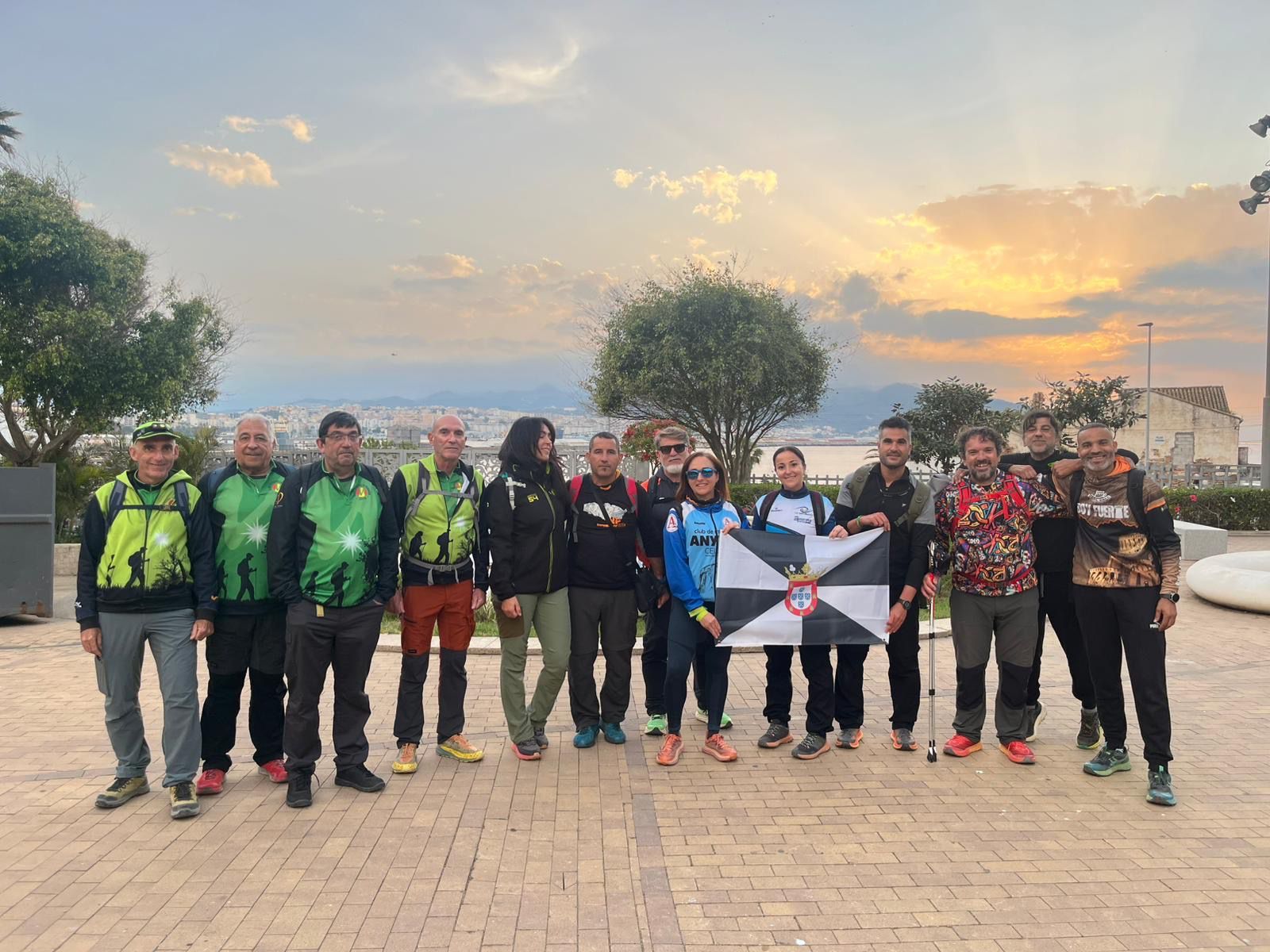 Miembros de la Federación de Deportes de Montaña y Escalada de Ceuta (FDMEC)