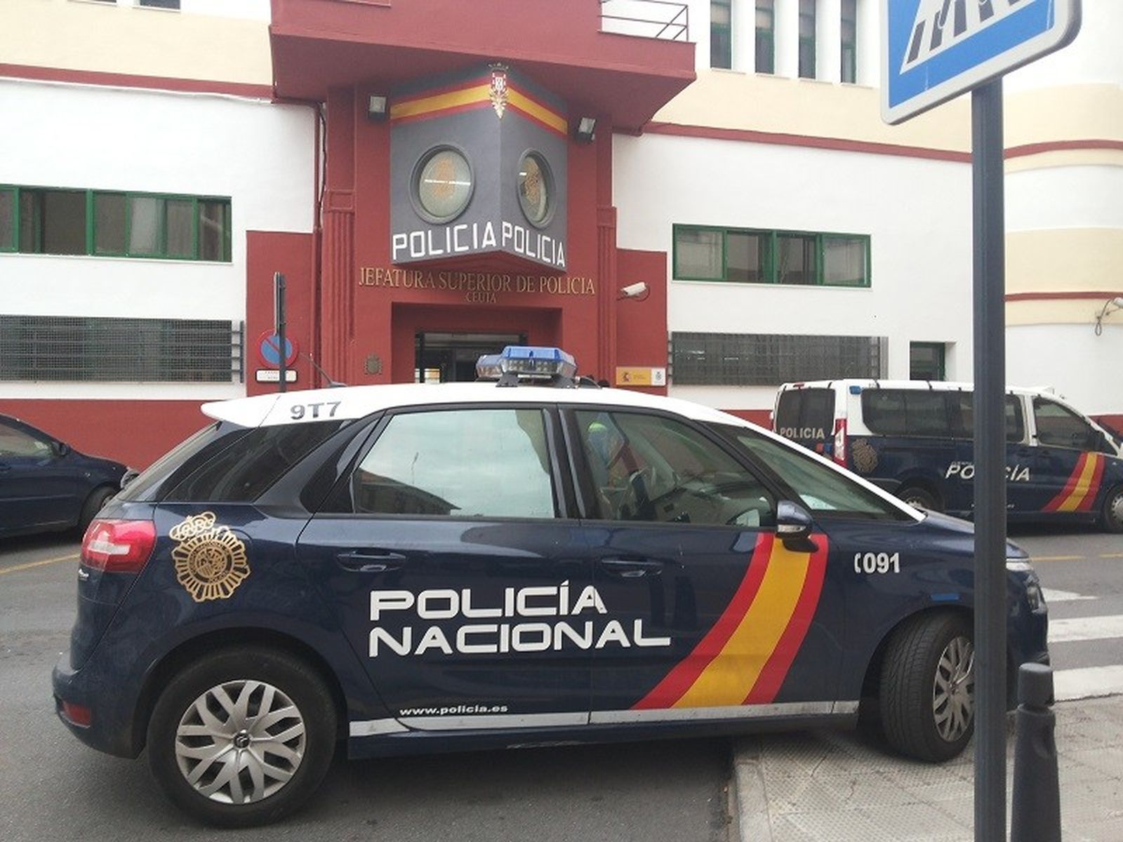 Jefatura de Policía Nacional de Ceuta, donde se encuentra la UDEF. / FOTO E.P.