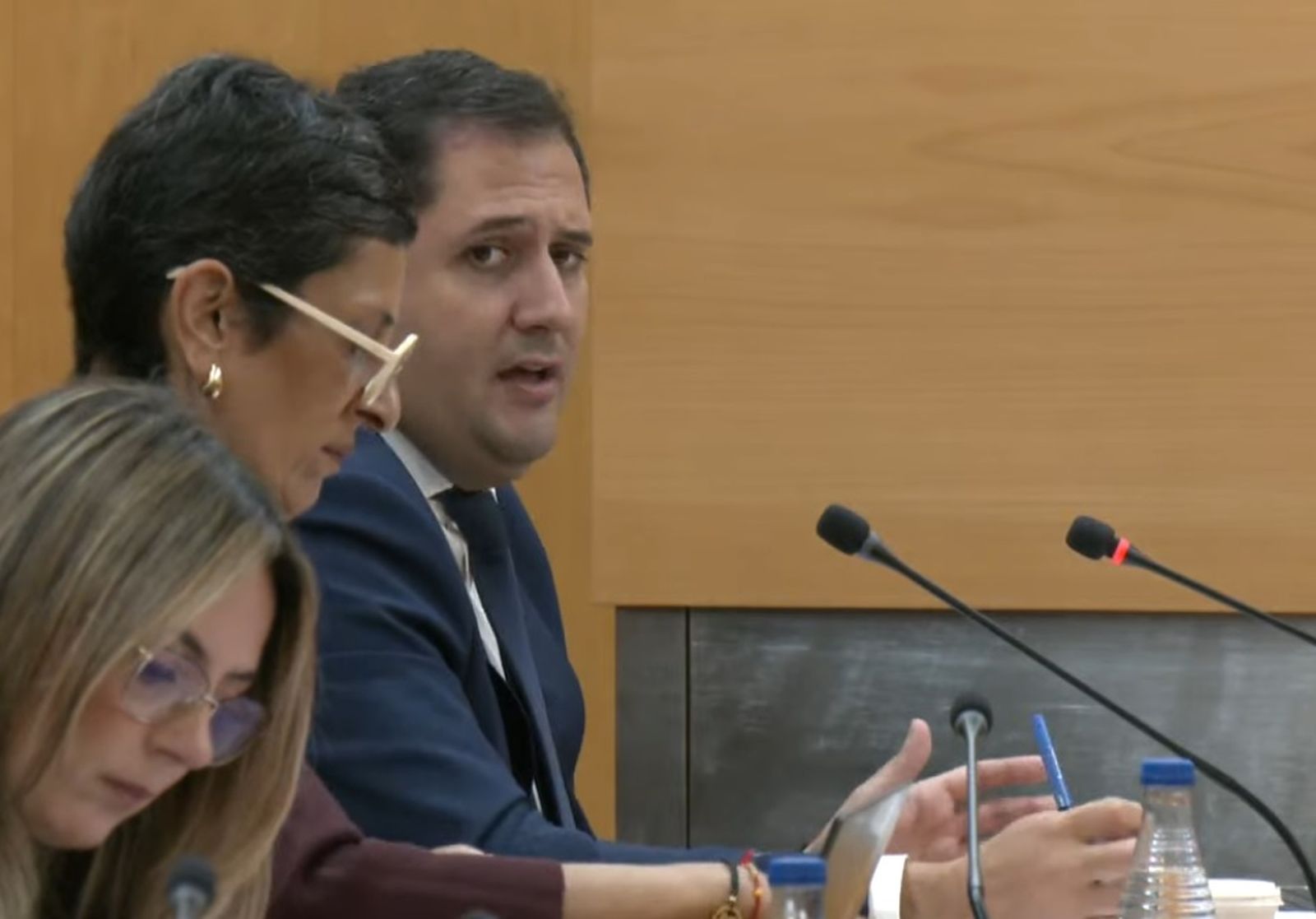 Alejandro Ramírez, durante la sesión de control de este jueves