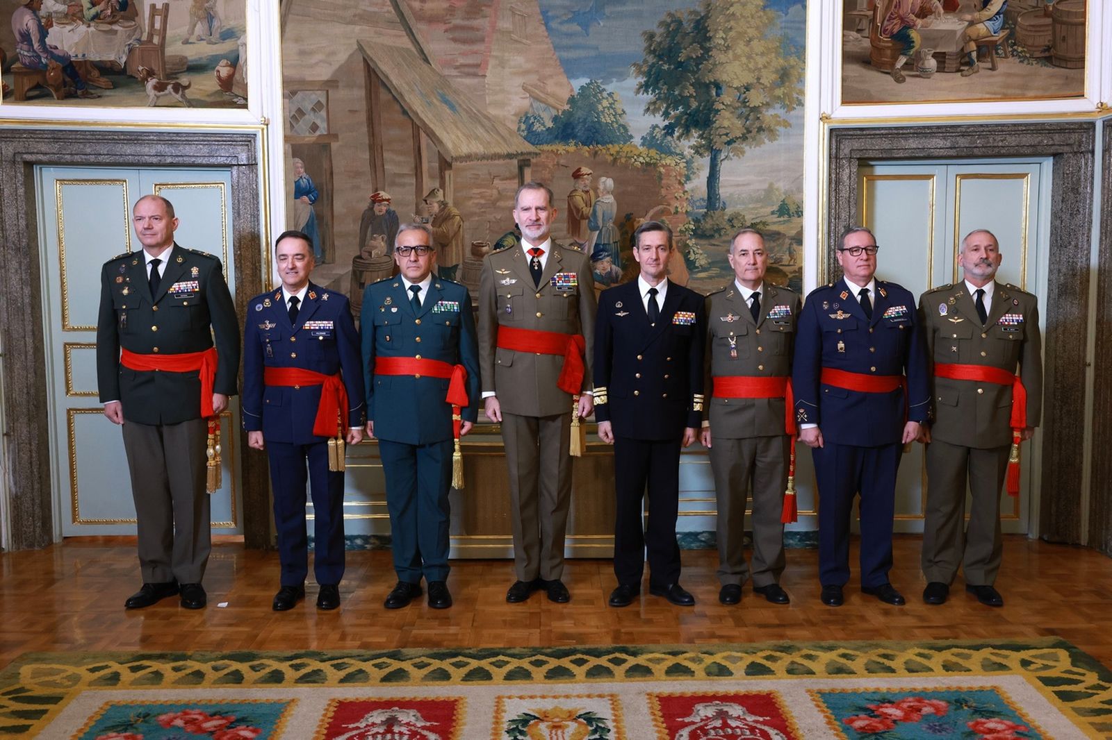 Fernández Herrero, tercero por la derecha