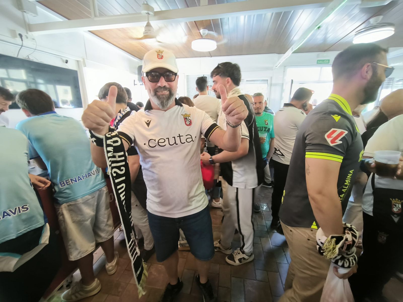 Ambiente en la previa del partido