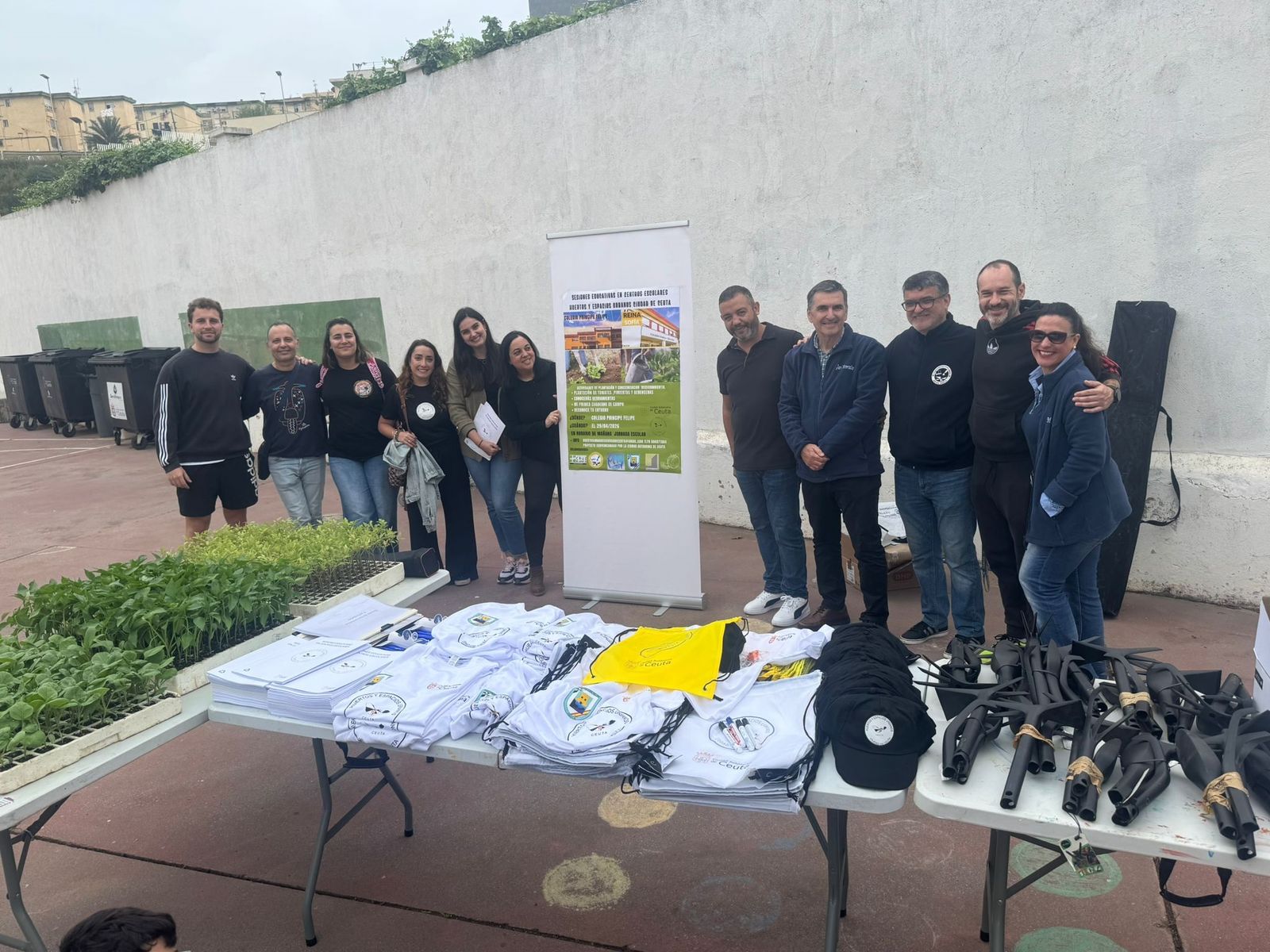 El CEIP Príncipe Felipe inaugura su huerto escolar junto al CEIP Reina Sofía