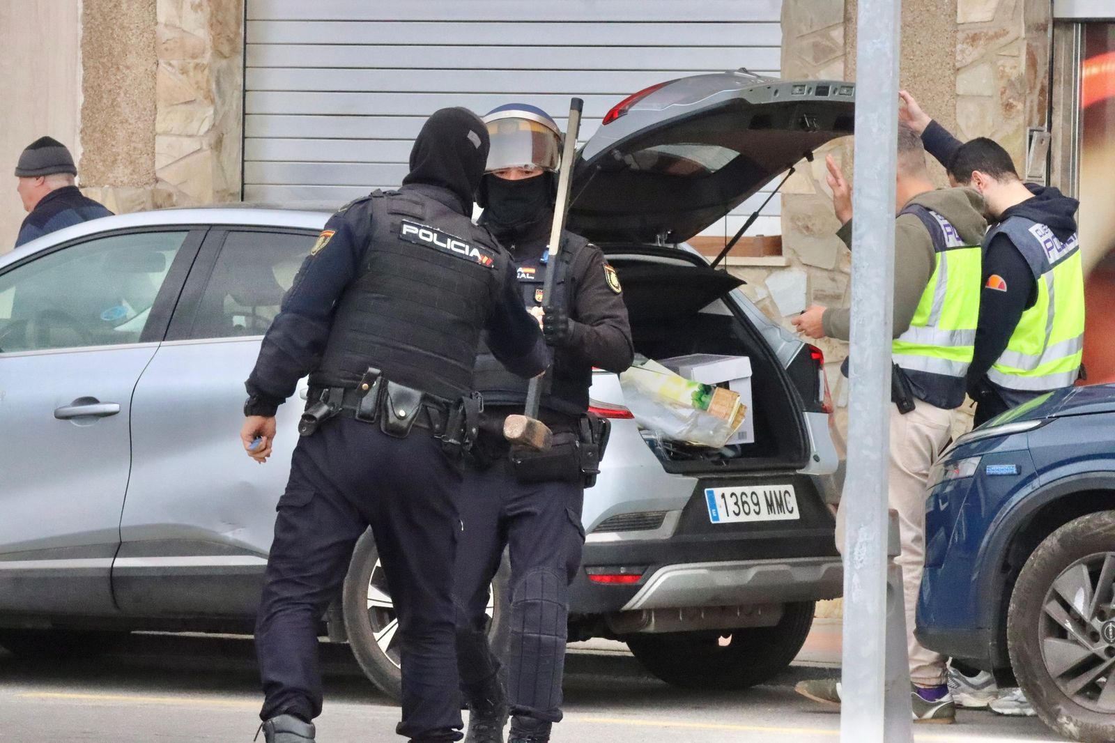 Operación antidroga en Ceuta, en las zonas de Benítez y edificio Baeza.