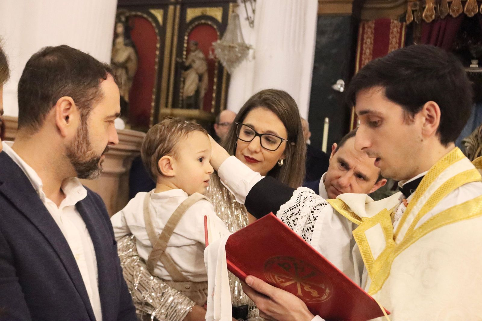 Un momento del ritual religioso