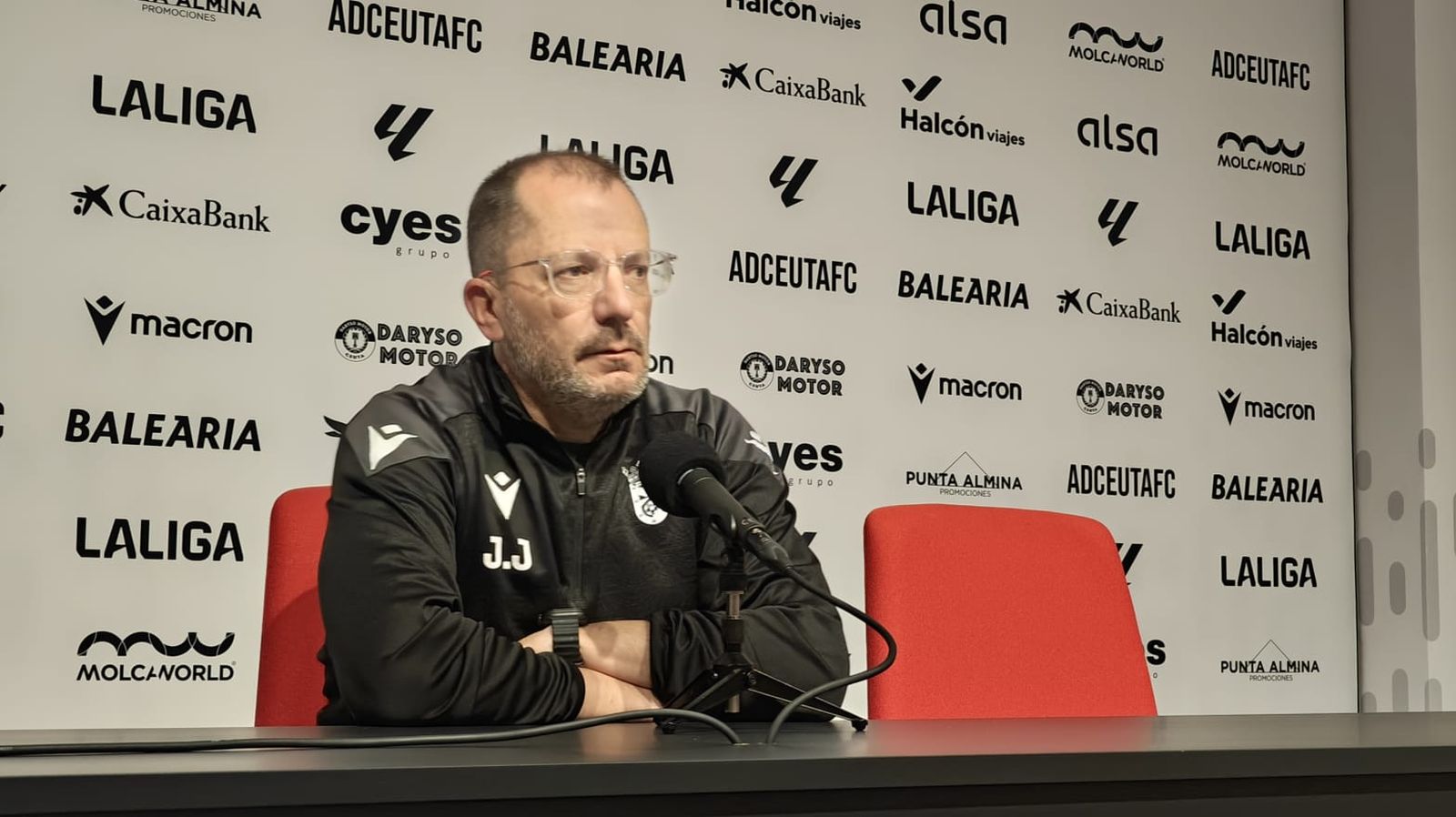 José Juan Romero, en la rueda de prensa