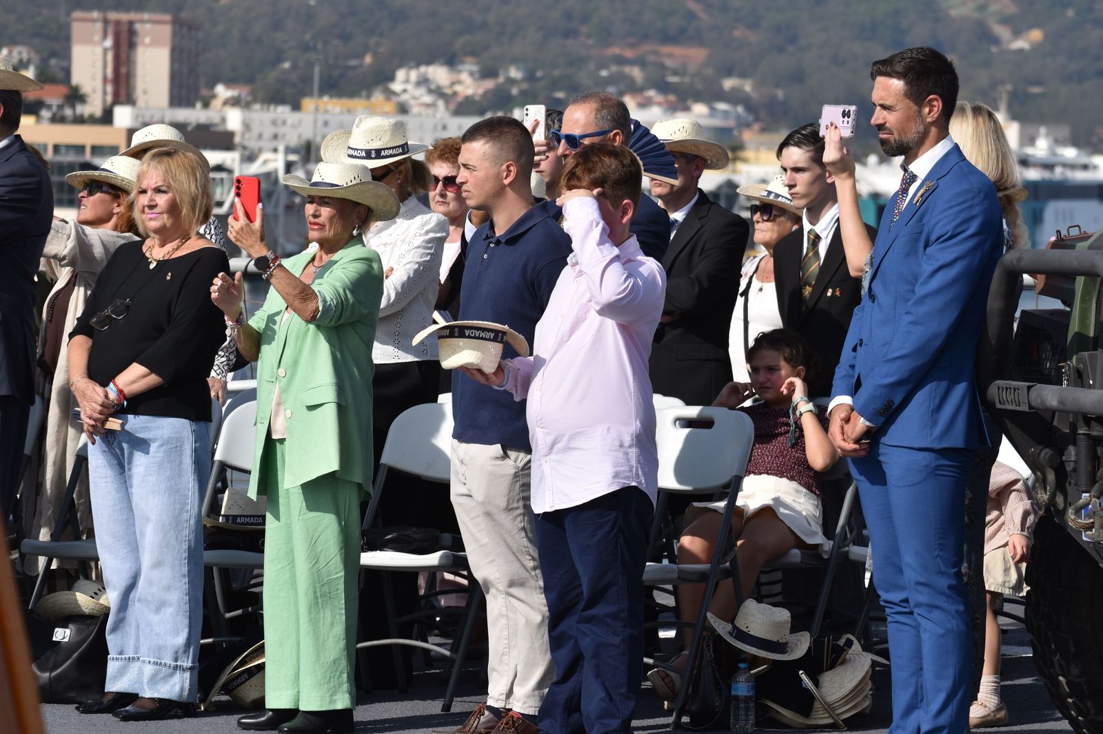 Emotiva jura de bandera a bordo del 'Castilla'