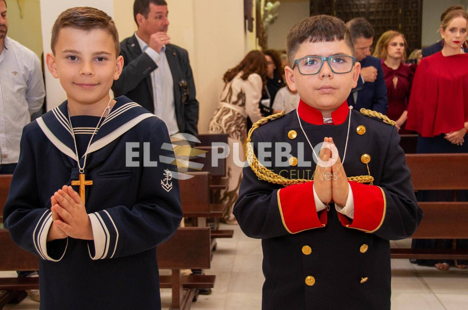 Una primera comunión en la Iglesia de San Francisco
