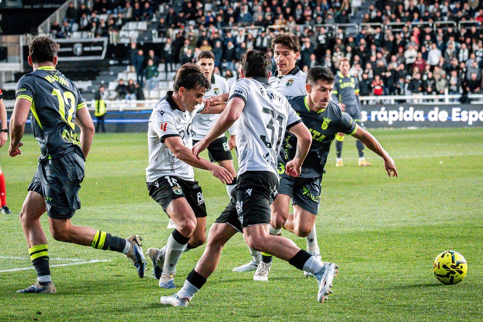 Burgos-AD Ceuta, partido de la Liga Hypermotion