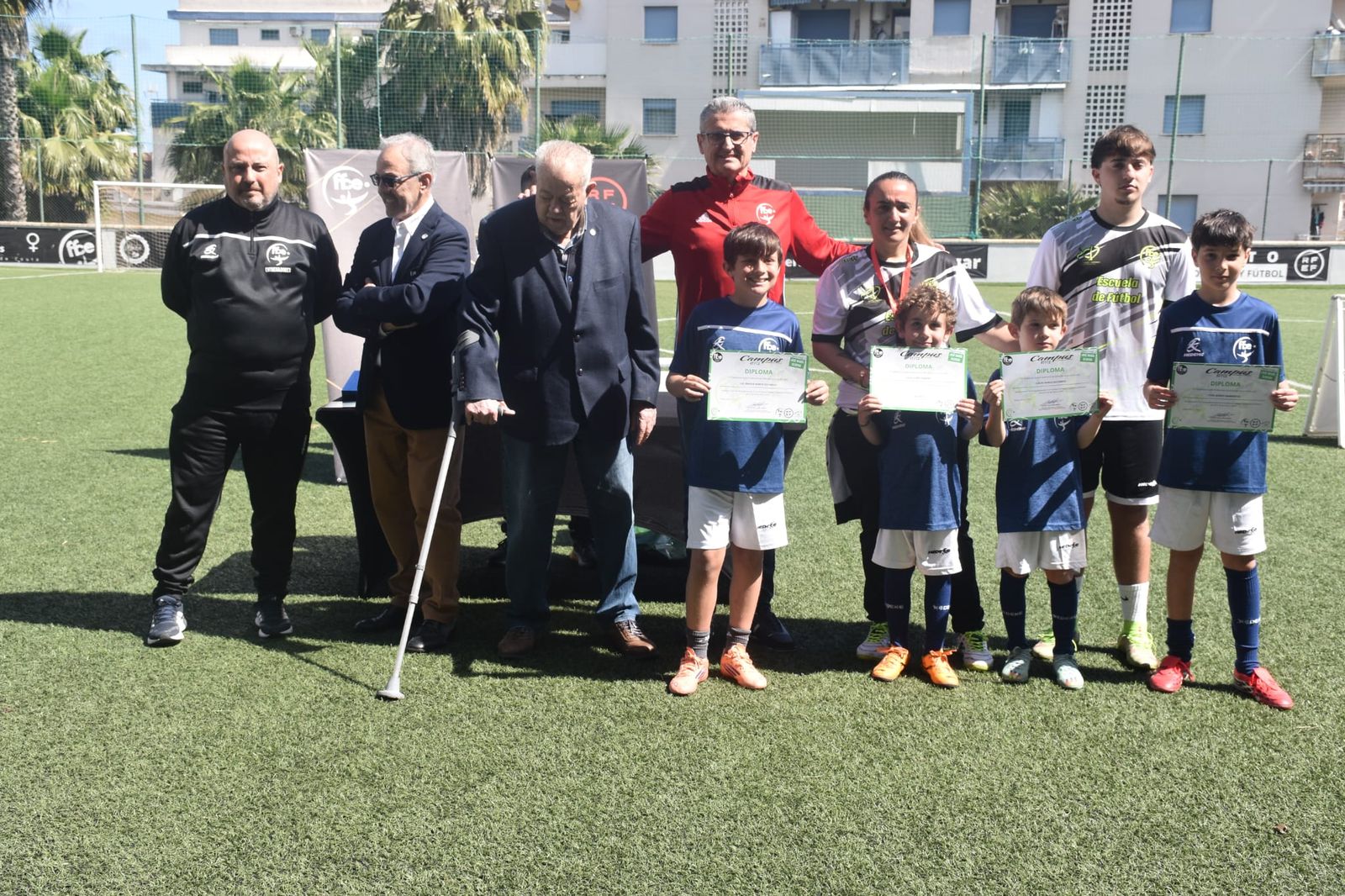 Entrega de diplomas Campus de Fútbol