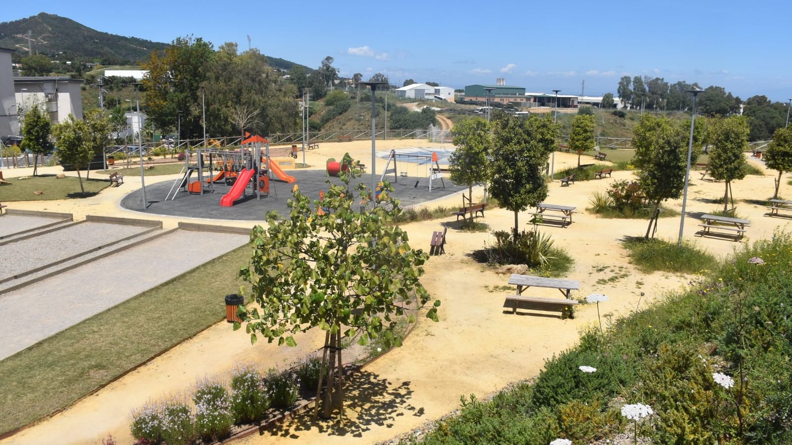 El nuevo parque urbano en Poblado Regulares