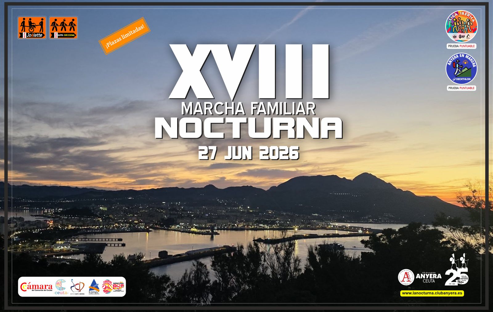 Cartel anunciador de la 'Marcha Nocturna'
