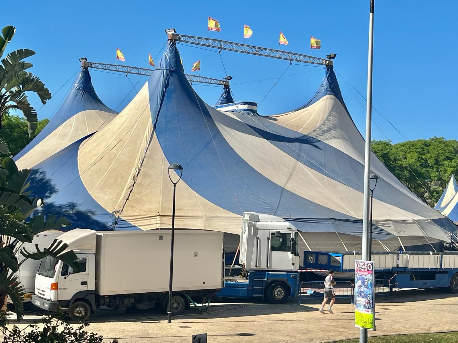 El circo Coliseo, ya en Ceuta