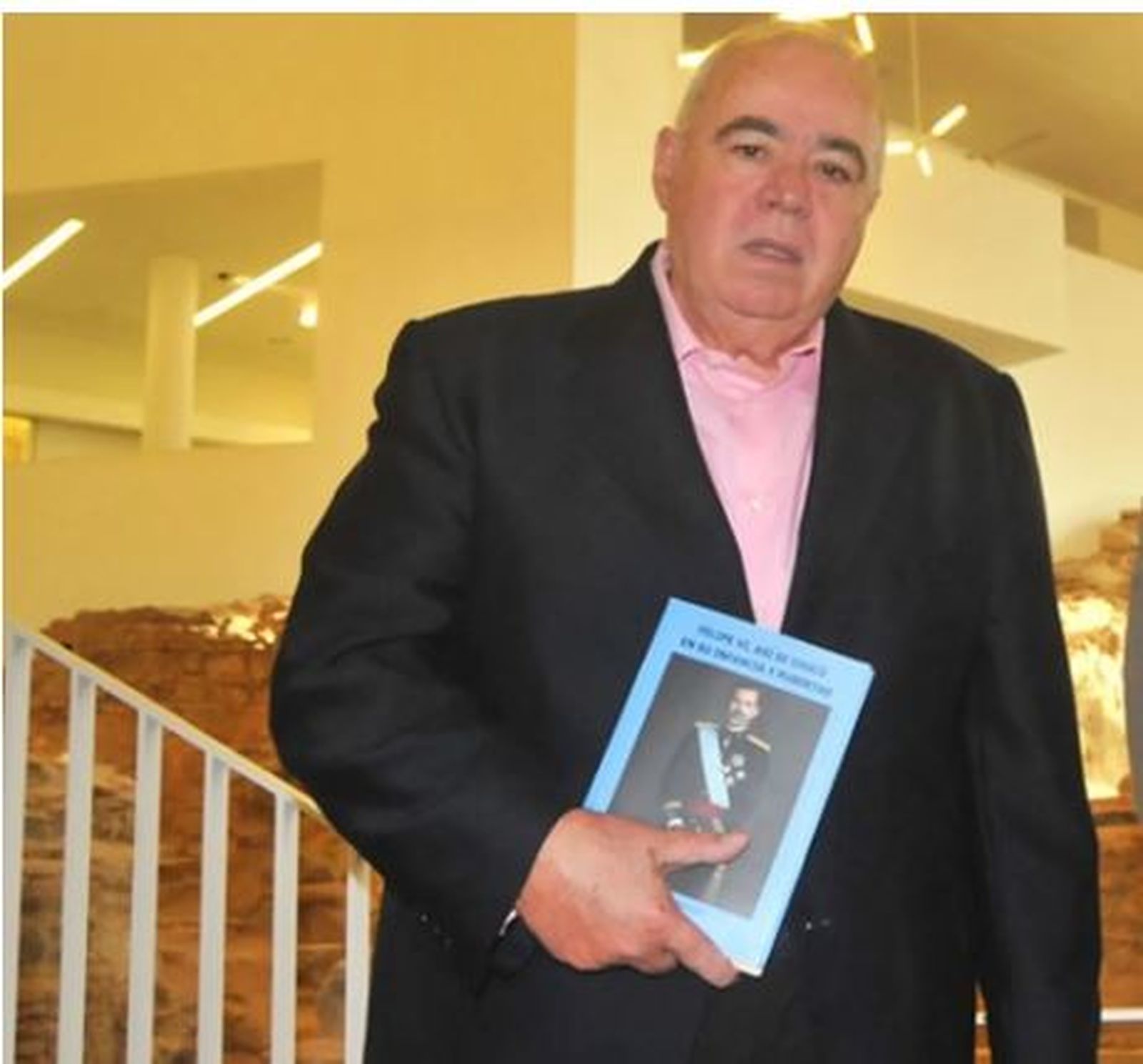 El fallecido, en una de sus últimas visitas a Ceuta