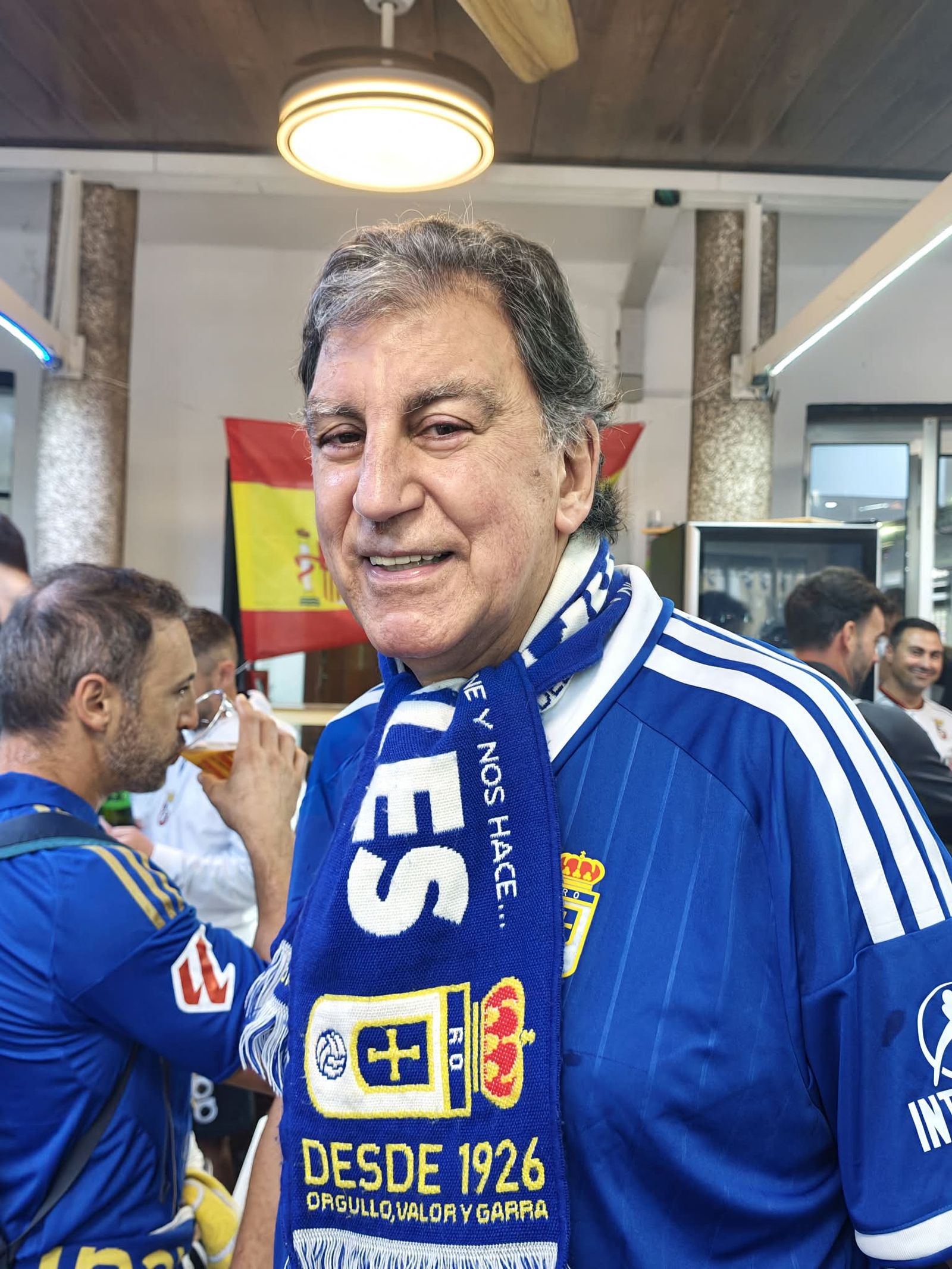 Así vivió la afición caballa la previa junto a los seguidores del Oviedo