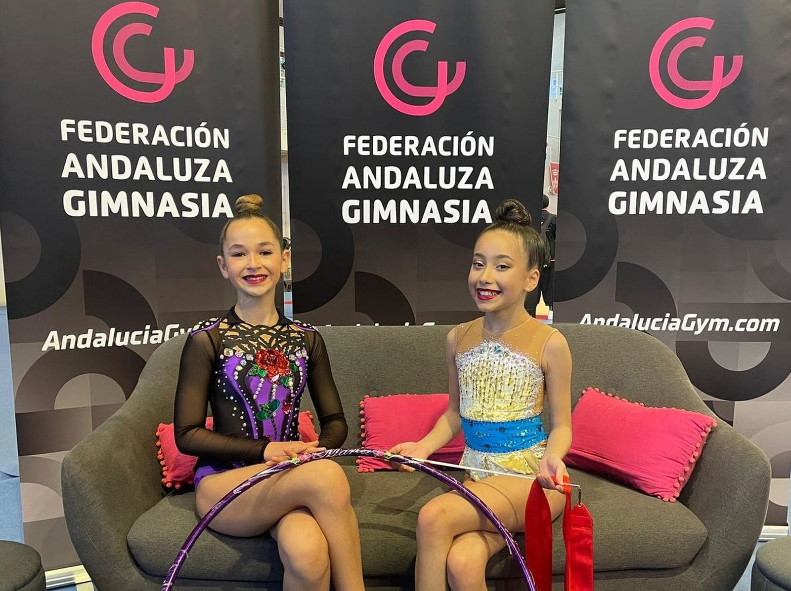 Buena actuación de las gimnastas ceutíes