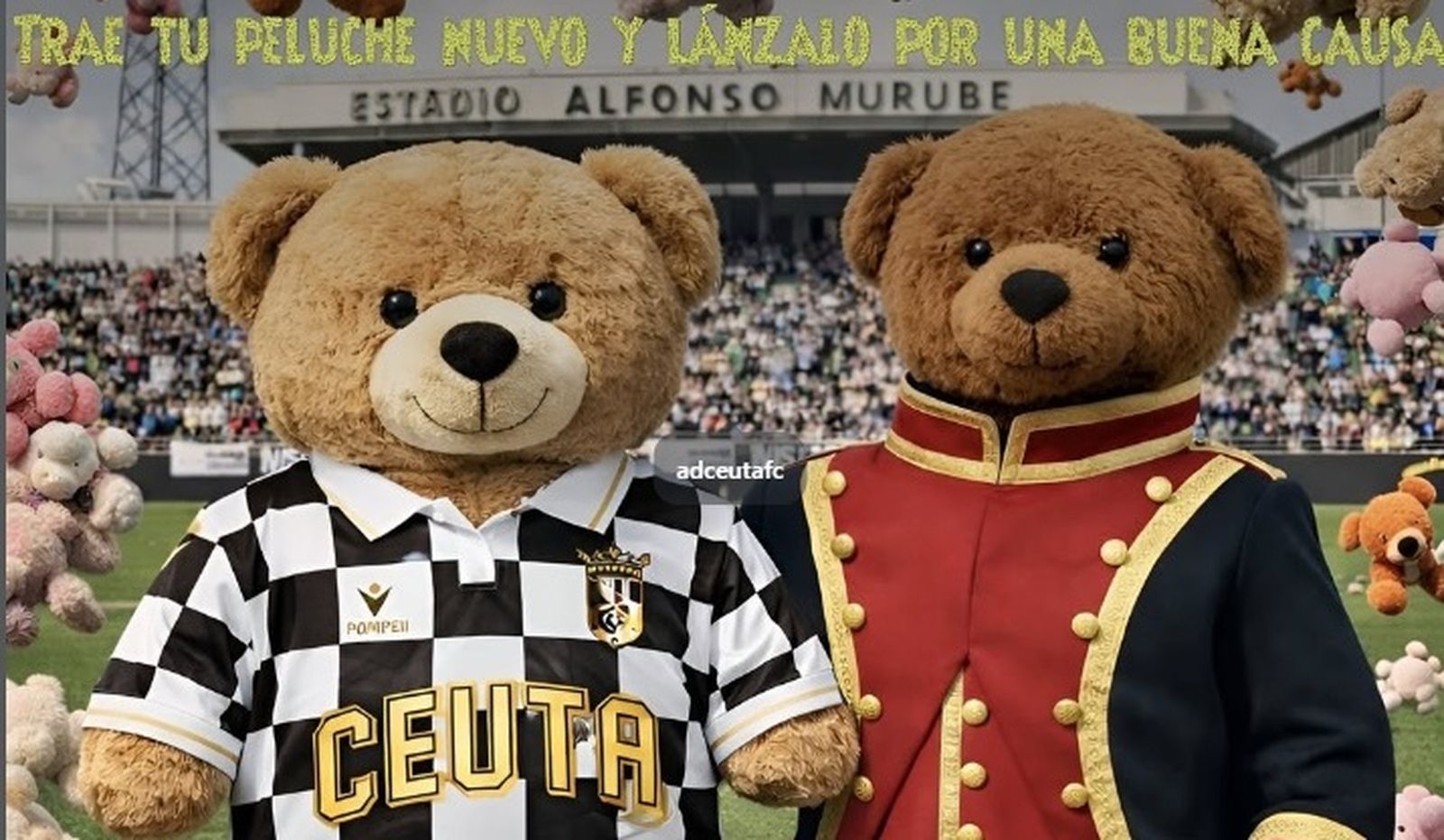 ‘Lluvia solidaria’ de peluches en el Murube para llevar ilusión a los más pequeños