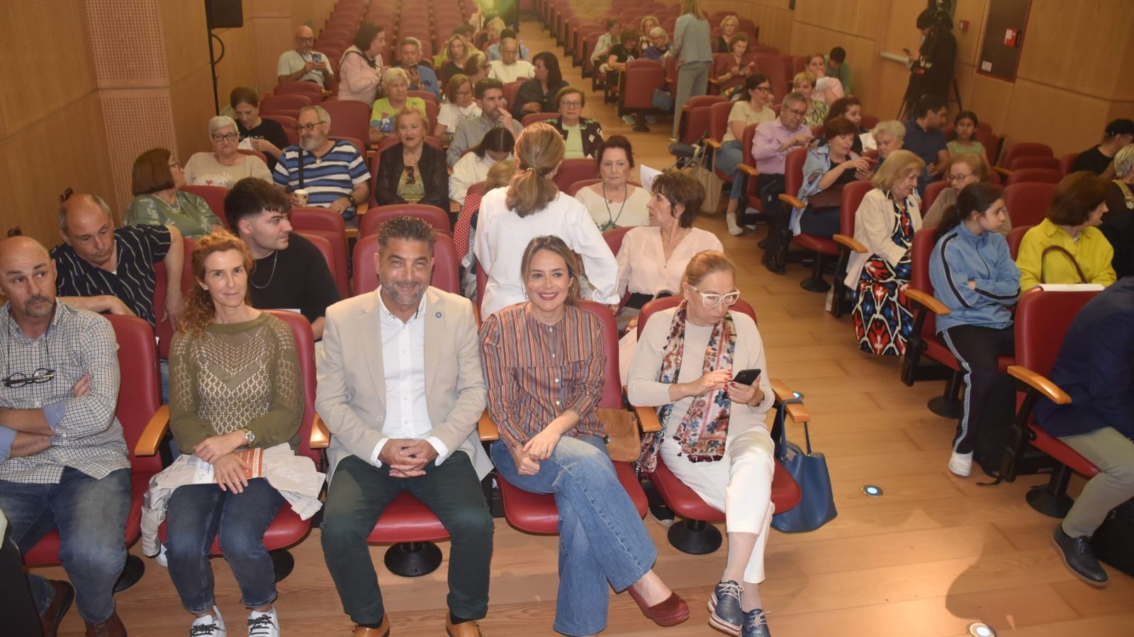 La consejera de Educación y Cultura, Pilar Orozco, acudió al concierto