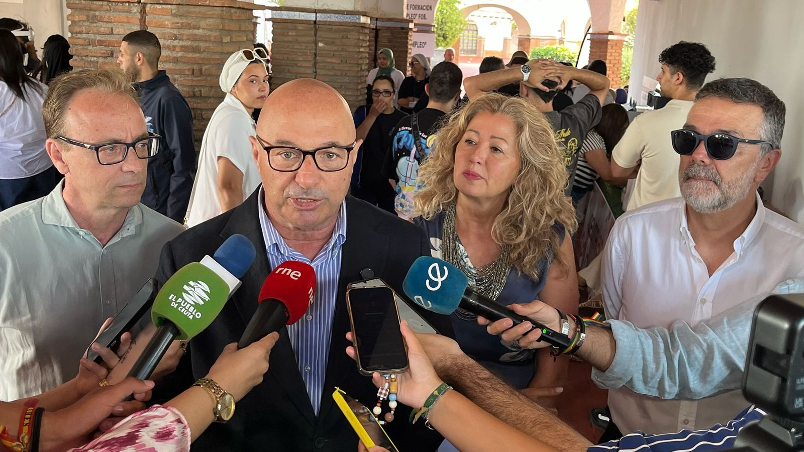 De izquierda a derecha: Martínez, Cecchi, Borrego y Diestro.