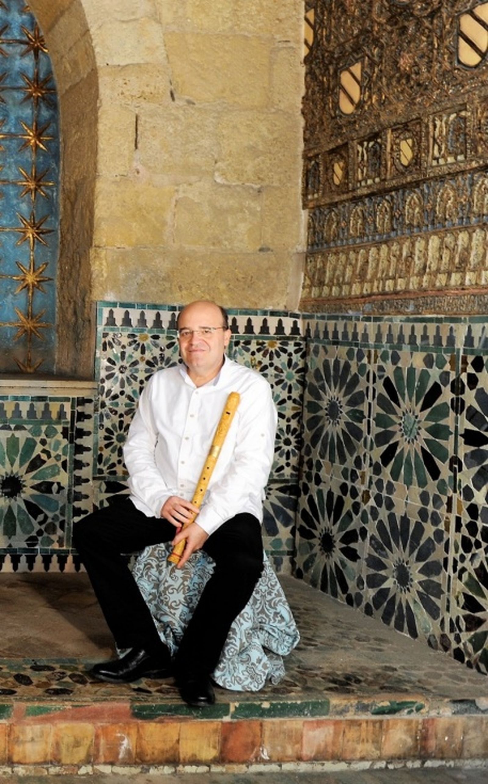 Antonio Torralba, flauta y pandero de ‘Aquel Trovar’. / FOTO CEDIDA