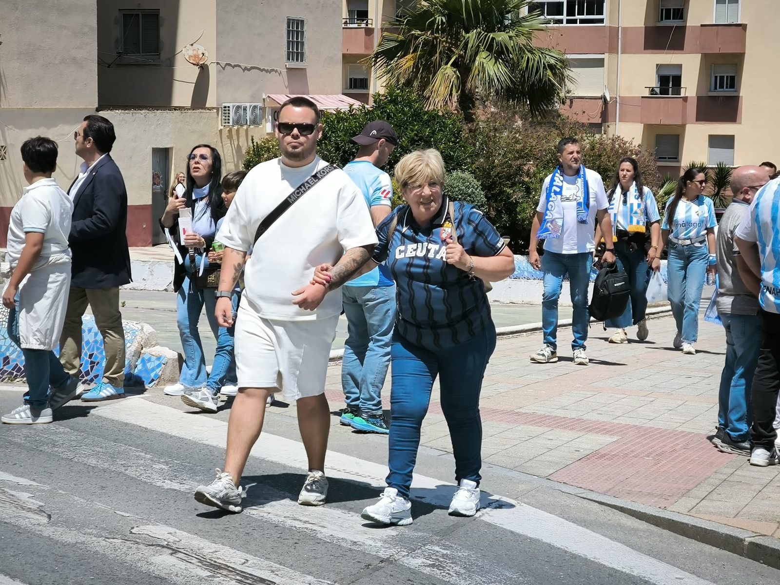 Ambiente en la previa del partido