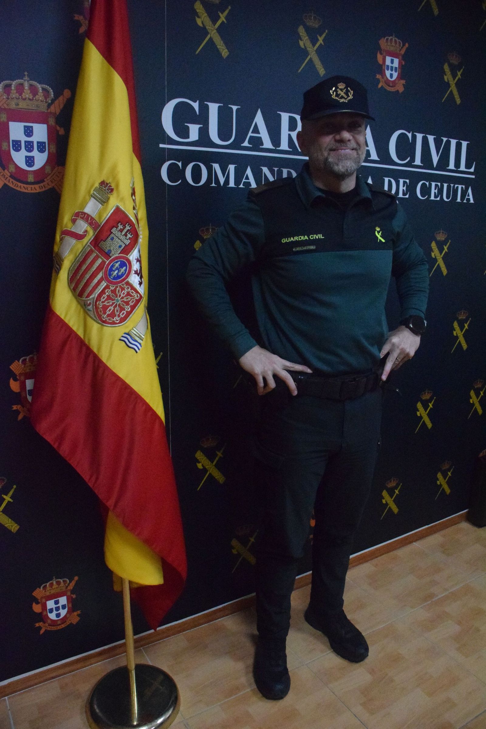 Miguel Zurita, sargento responsable del equipo de investigación del SEPRONA en Ceuta.