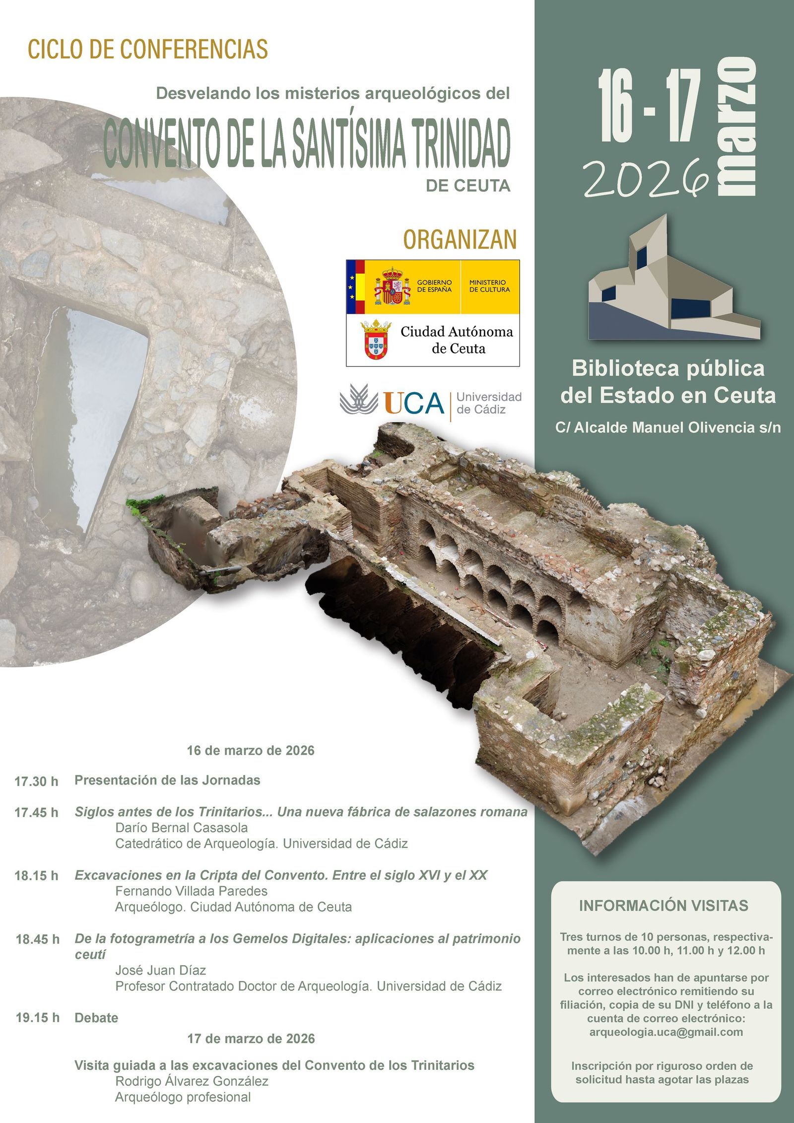 Cartel completo del programa de conferencias