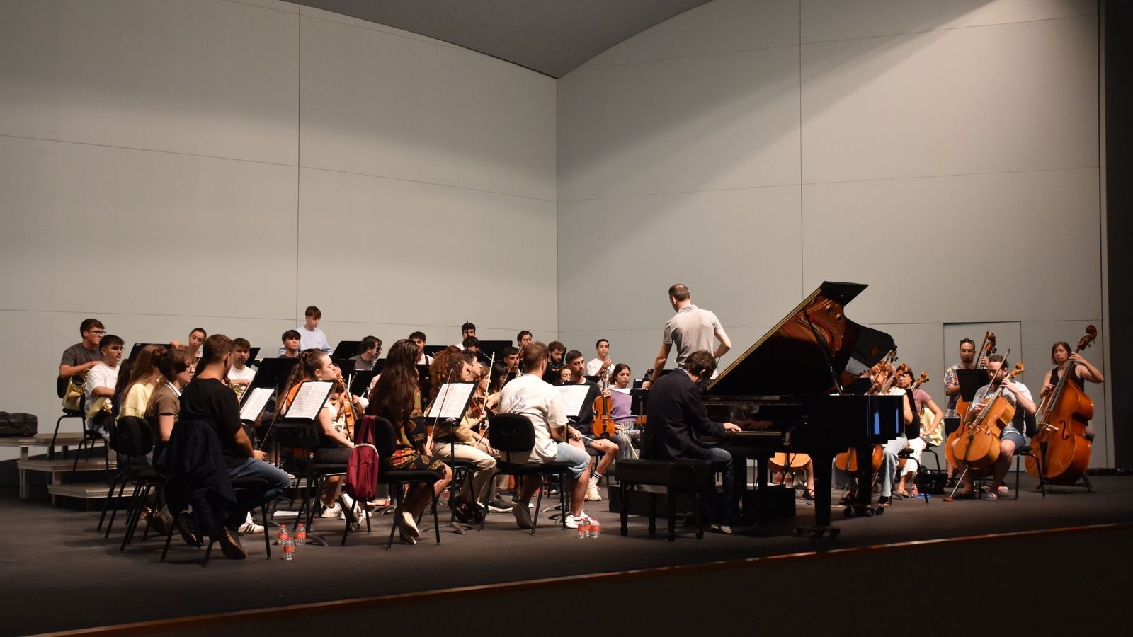 Ensayo general de la CISO antes del concierto
