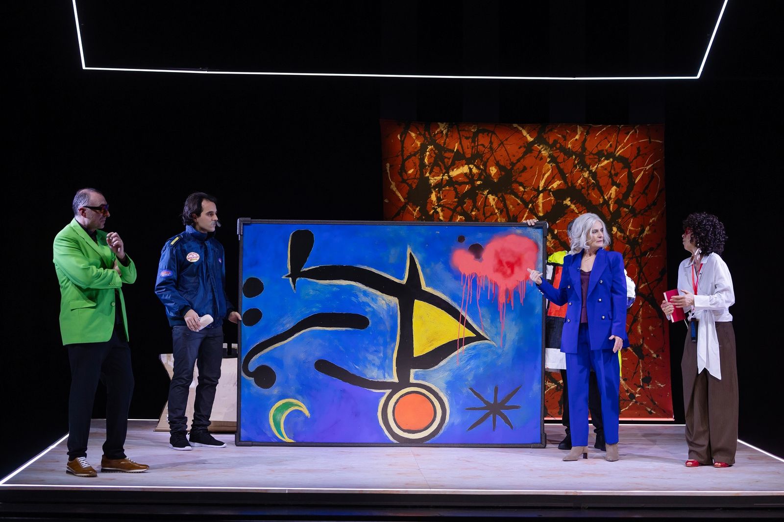 Fotografía de la función de teatro que tendrá lugar en el Revellín.