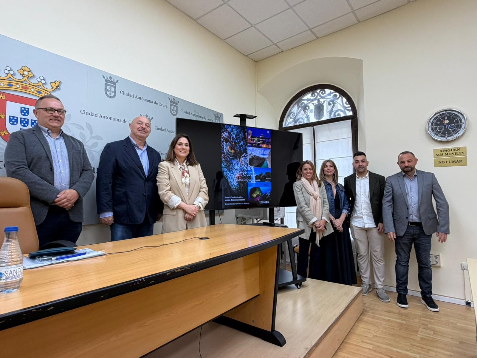 Los comparecientes, en la rueda de prensa