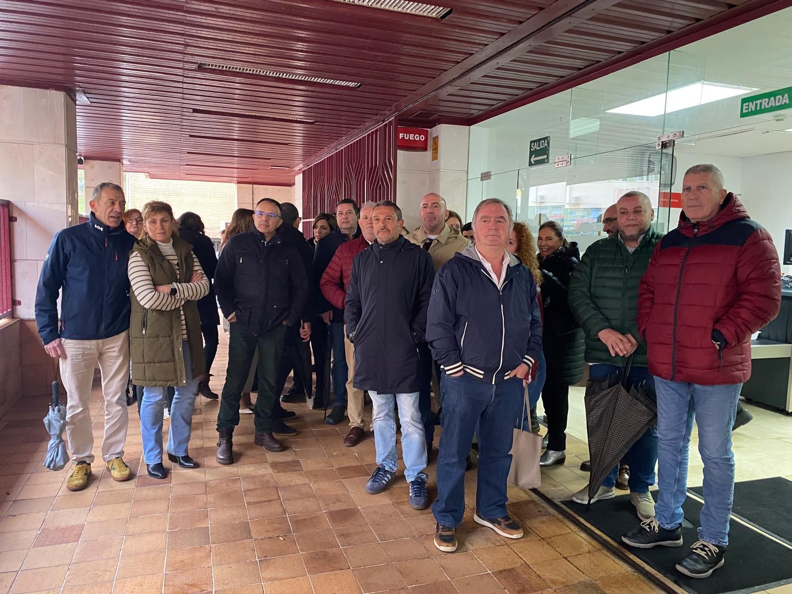 Concentración en la puerta de los Juzgados.