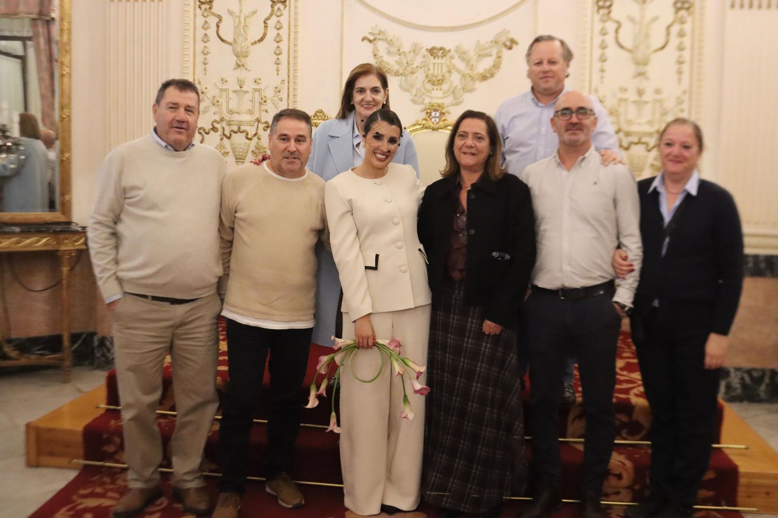 FOTOGALERÍA | Rubén y Gloria dicen 'sí quiero' en el Salón del Trono