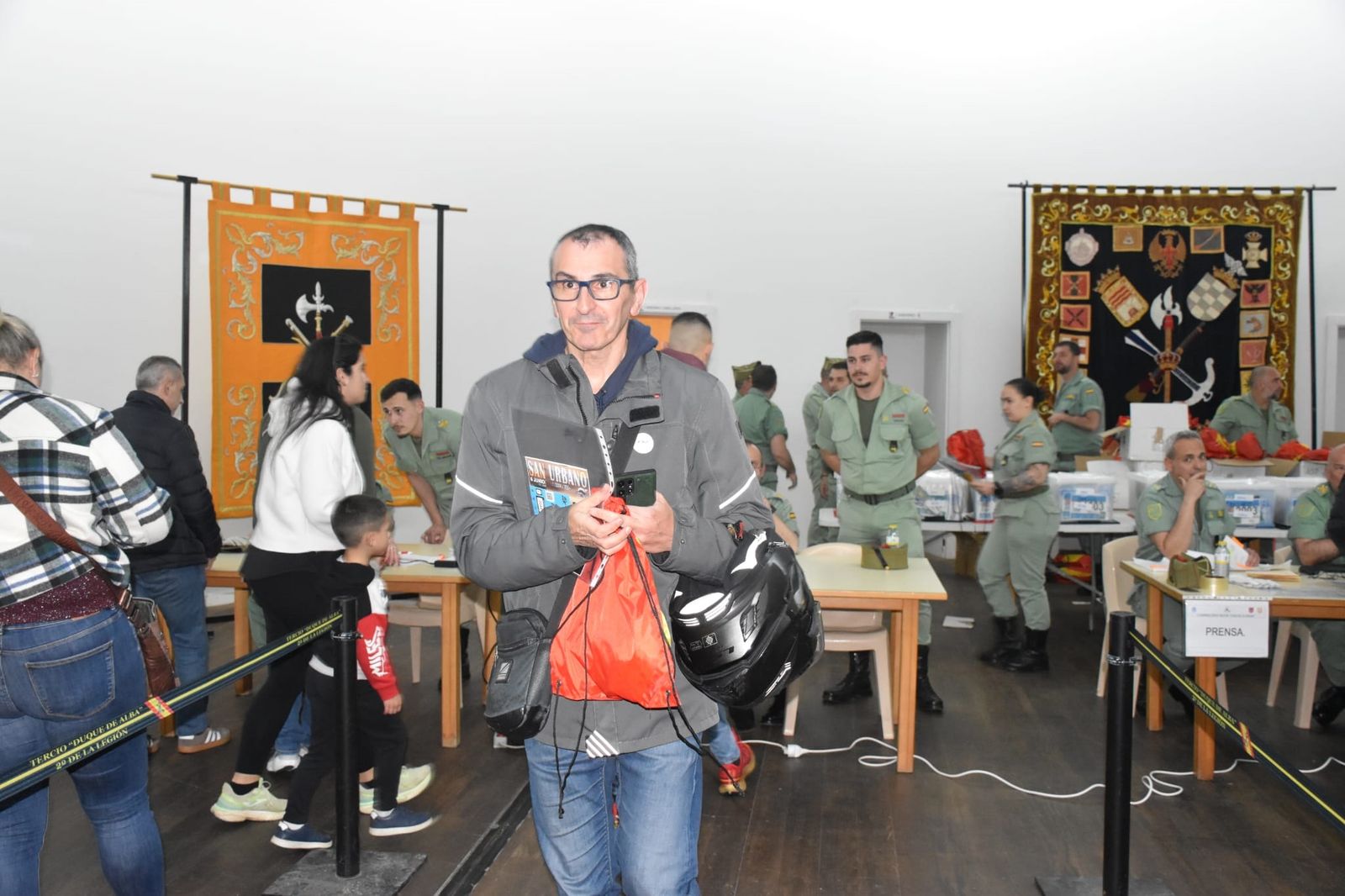 Comienza el reparto de dorsales para la X edición de la Cuna de la Legión