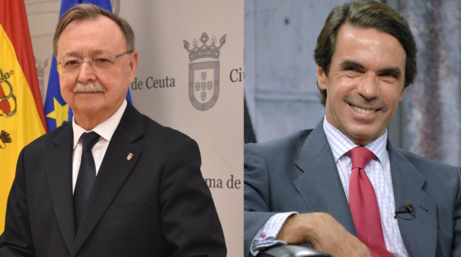 Juan Vivas y José María Aznar