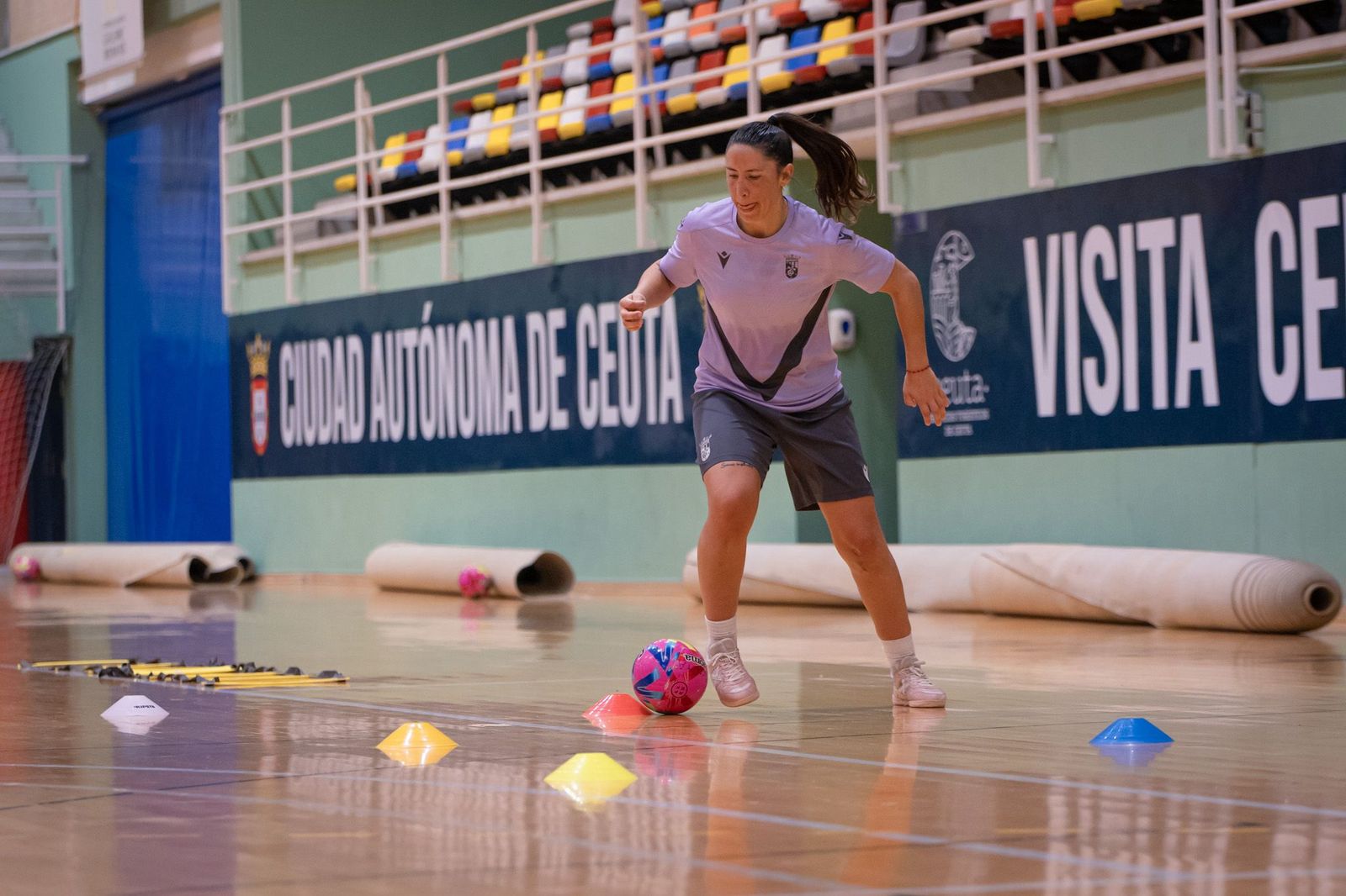 Maura, jugadora de la AD Ceuta
