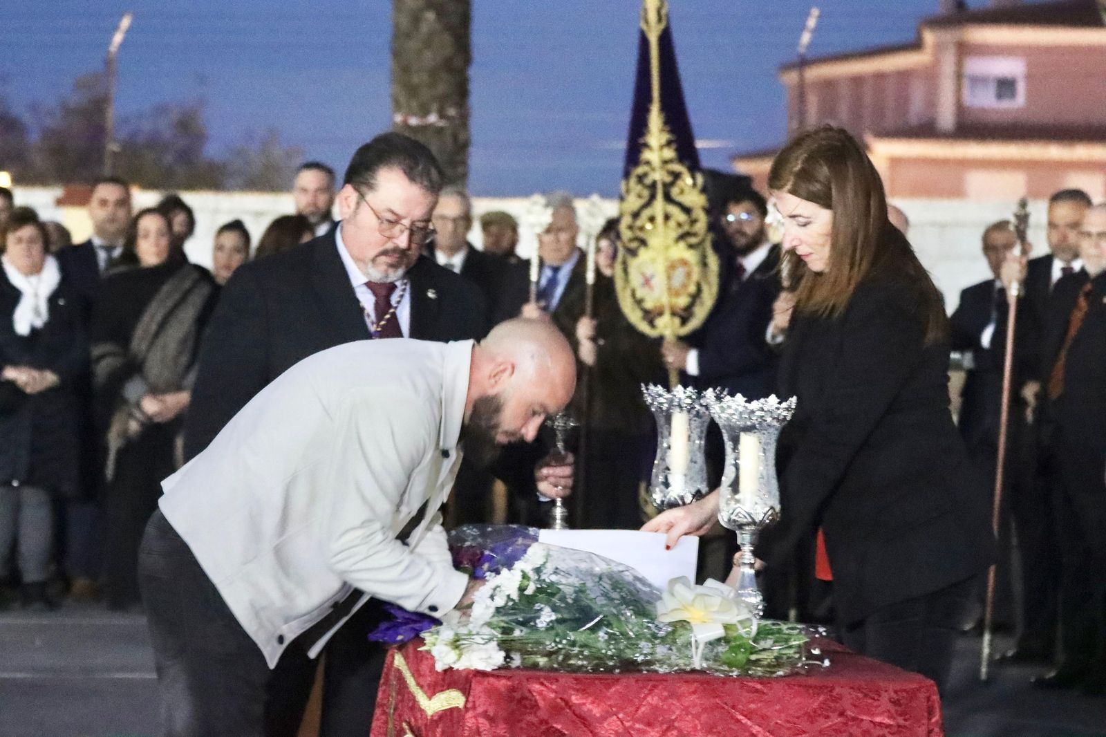 Nuestro Padre Jesús Cautivo y Rescatado (Medinaceli) lleva  a cabo la liberación de un preso