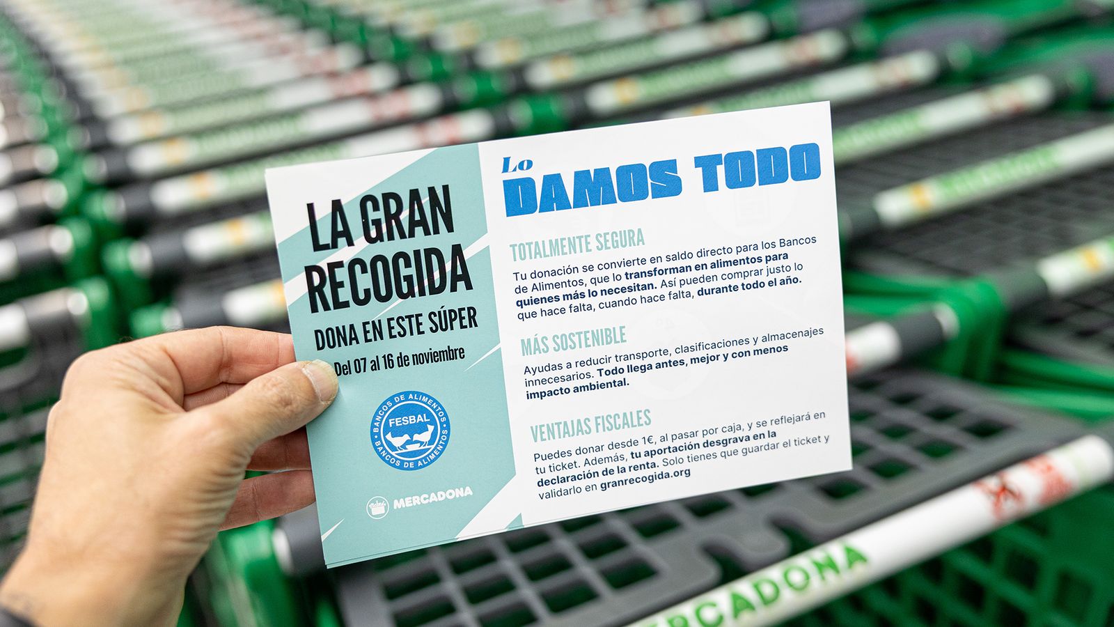 Tarjeta sobre la Gran Recogida