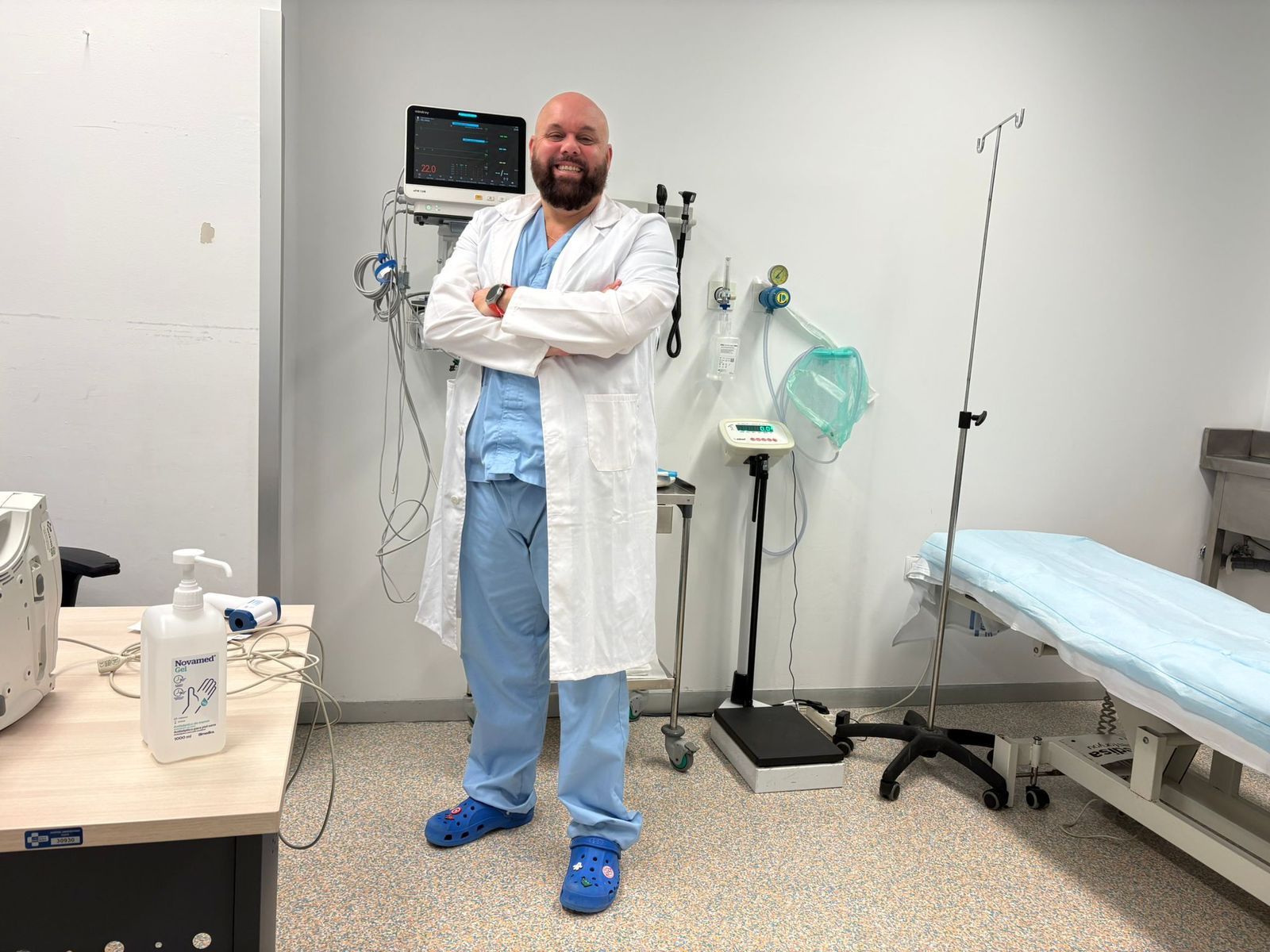 El presidente del sector de Sanidad en CSIF Ceuta, Alejandro Artero