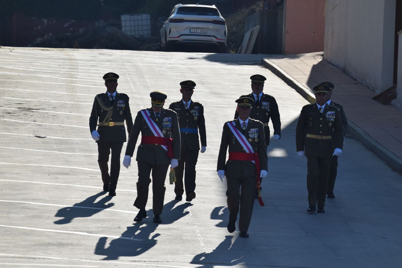El Regimiento de Ingenieros 7 honra a San Fernando en una solemne parada militar en El Jaral
