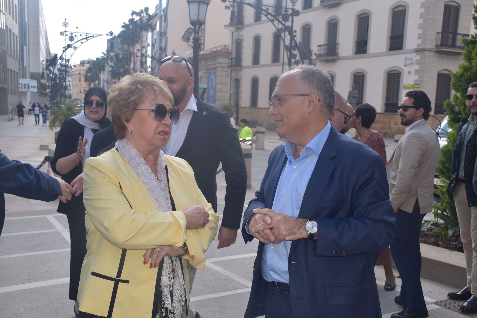 Acto del PP por el Día de Europa en la Plaza de África, con la presencia de su presidente nacional, Alberto Núñez Feijóo