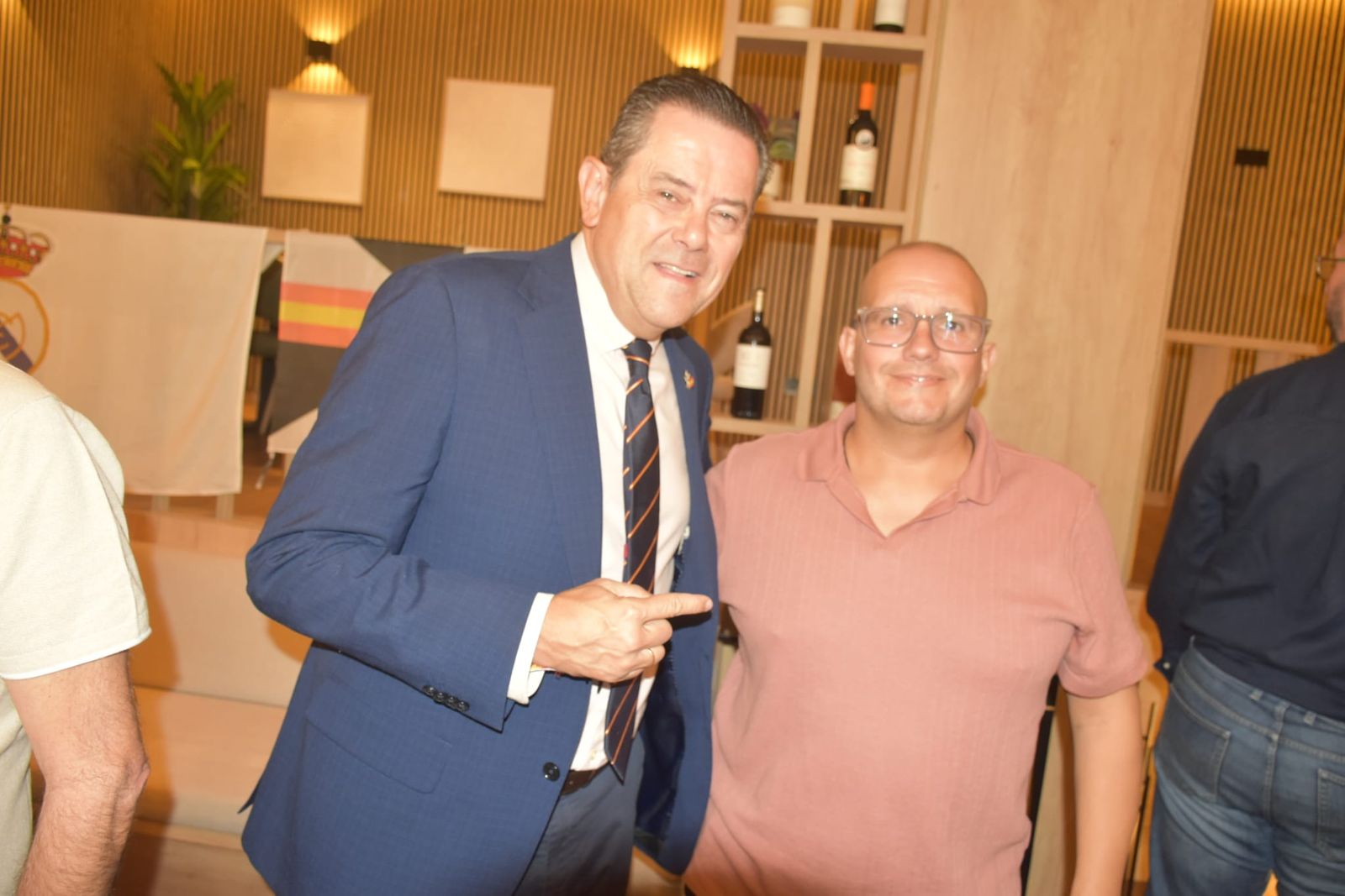 Ambiente madridista en el restaurante 'Aire'