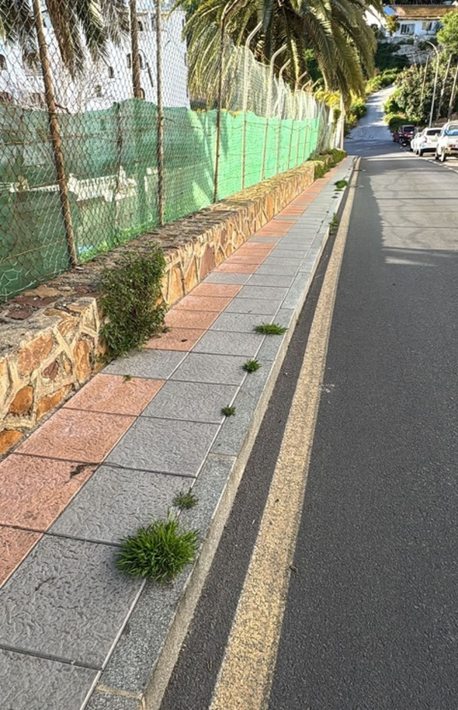 Estado de una de las calles de la barriada. / FOTO CEDIDA