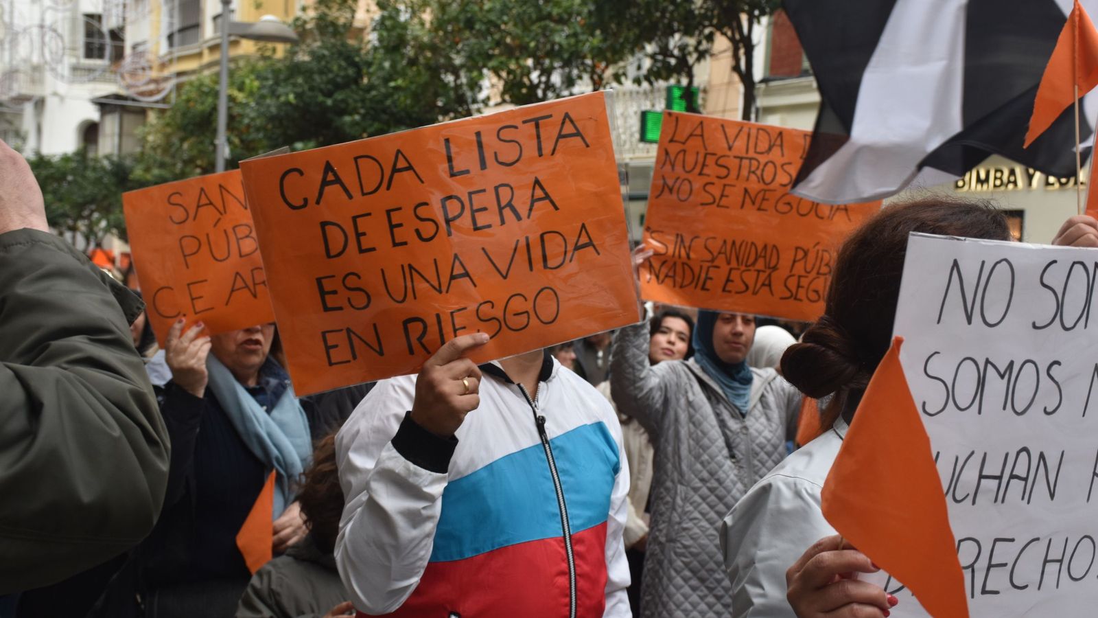 Manifestación por una sanidad de calidad celebrada este miércoles