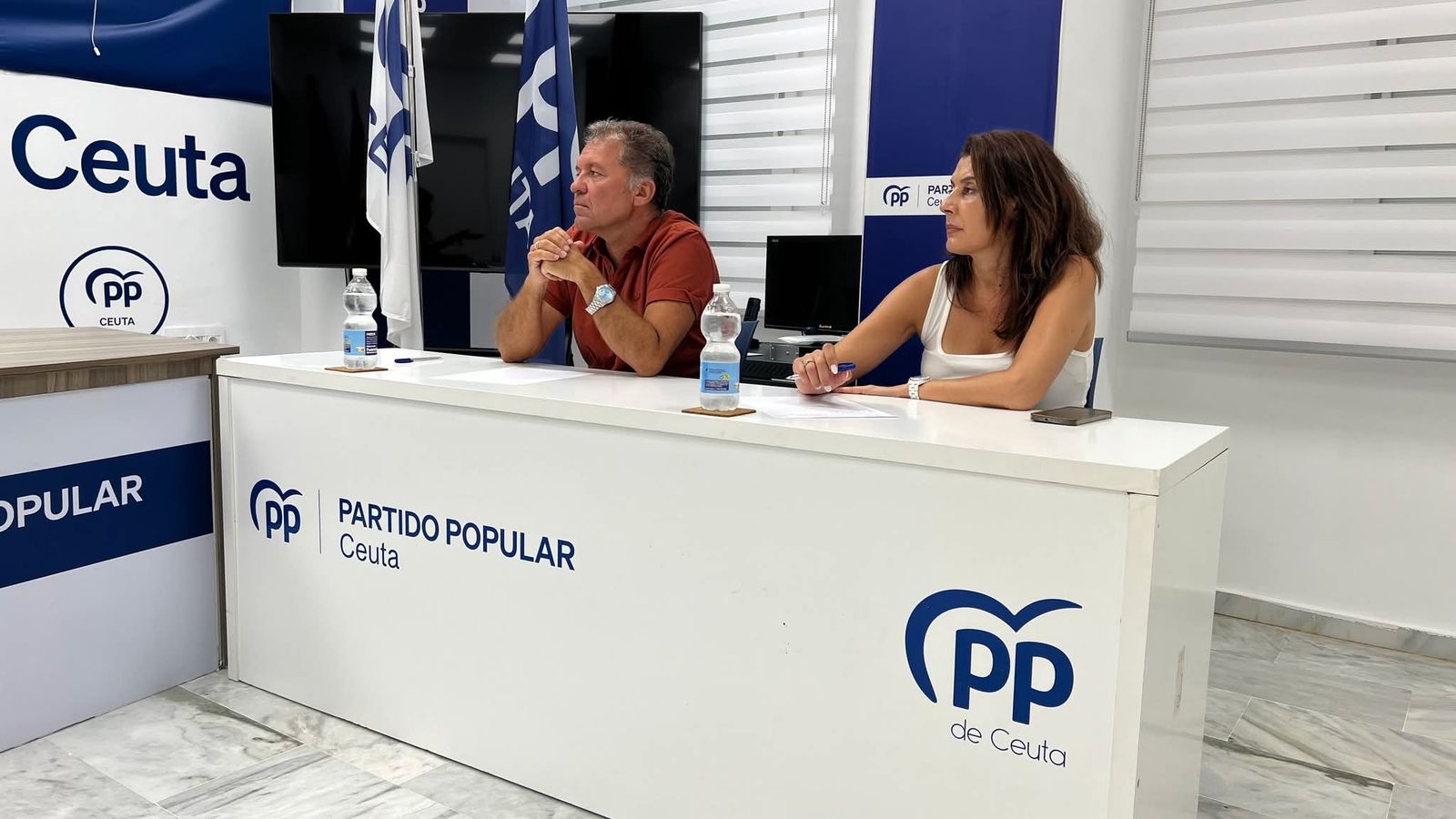 Fúnez mantuvo una reunión en la noche de este lunes en la sede del PP