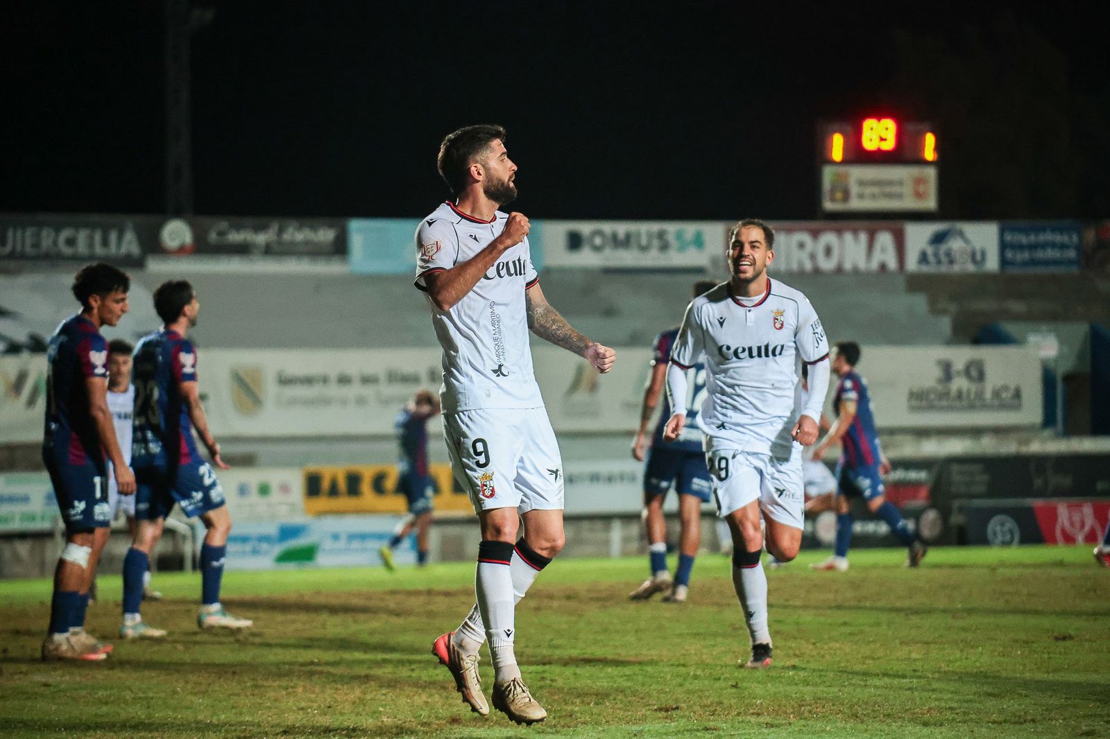 Victoria poco convicente del Ceuta ante el Poblense (1-2) para avanzar en Copa