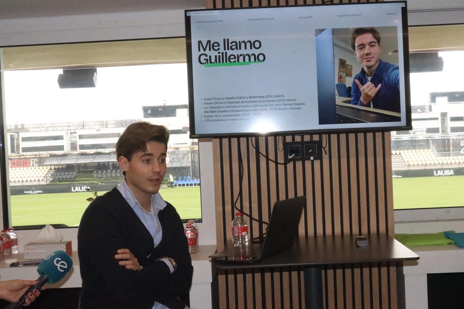 Presentación Logo y web de la Fundación del Ceuta