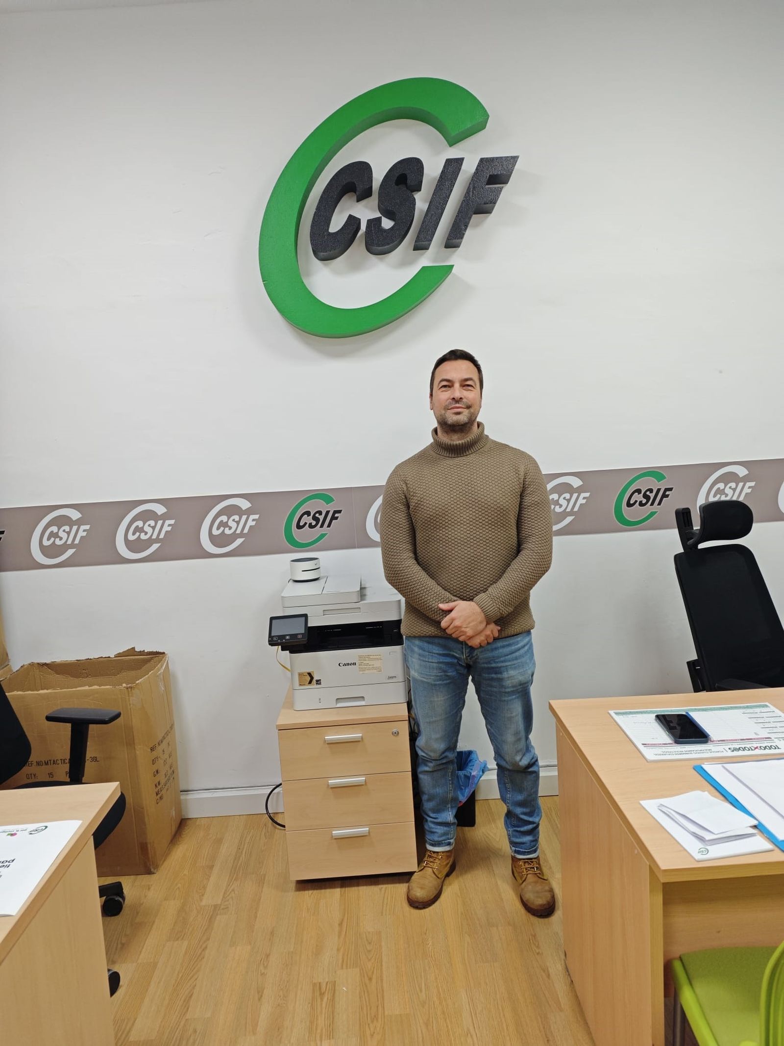 Iván Ramos, presidente del Sector de Administración Local y vicepresidente autonómico de CSIF.