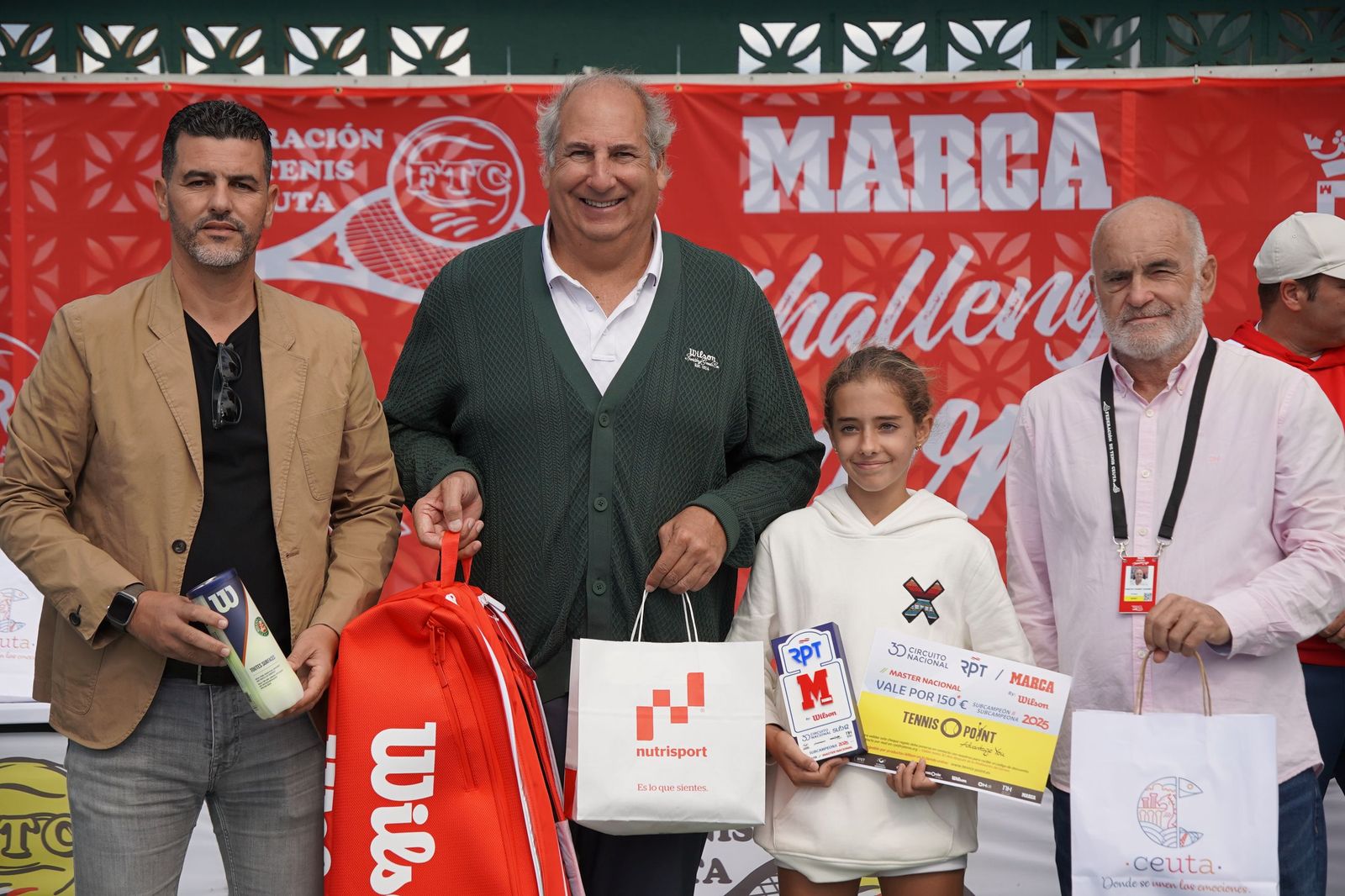 Las finales cierran un brillante 'Máster Nacional RPT Marca Junior Cup Ciudad de Ceuta-CSIF’