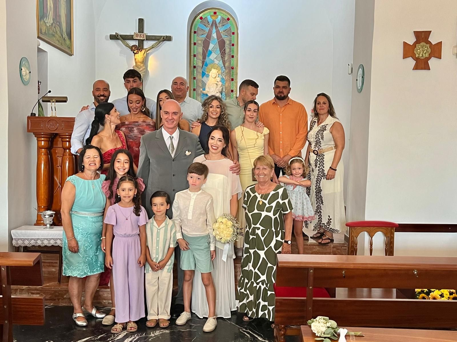 Boda de plata en el Valle entre José Antonio y María del Mar